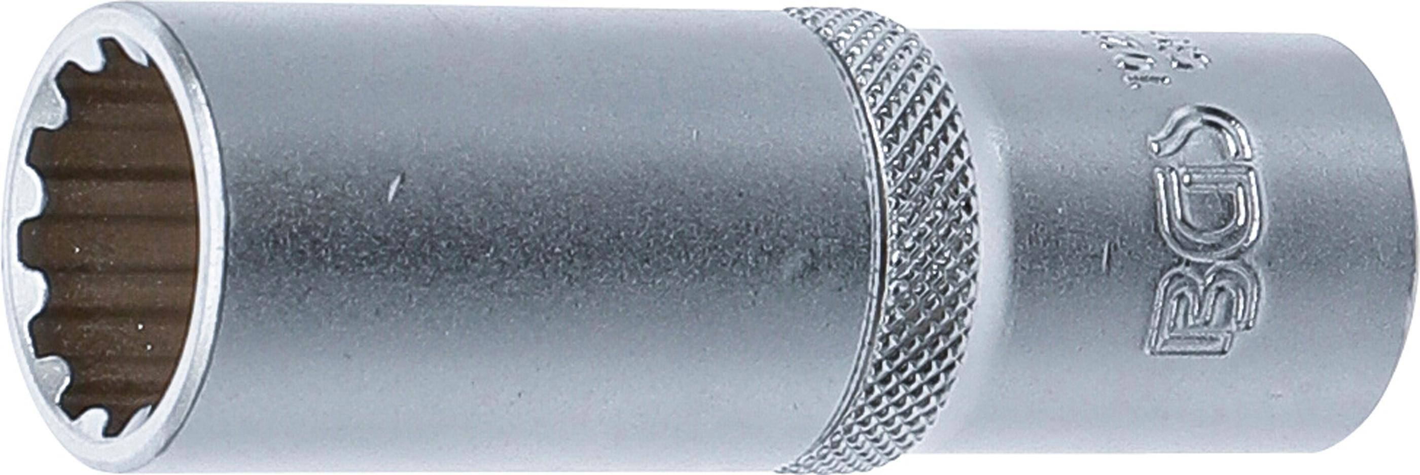 Steckschlüssel-Einsatz "Gear Lock von BGS" - 1/2" Antrieb - tief - Chrom-Vanadium-Stahl