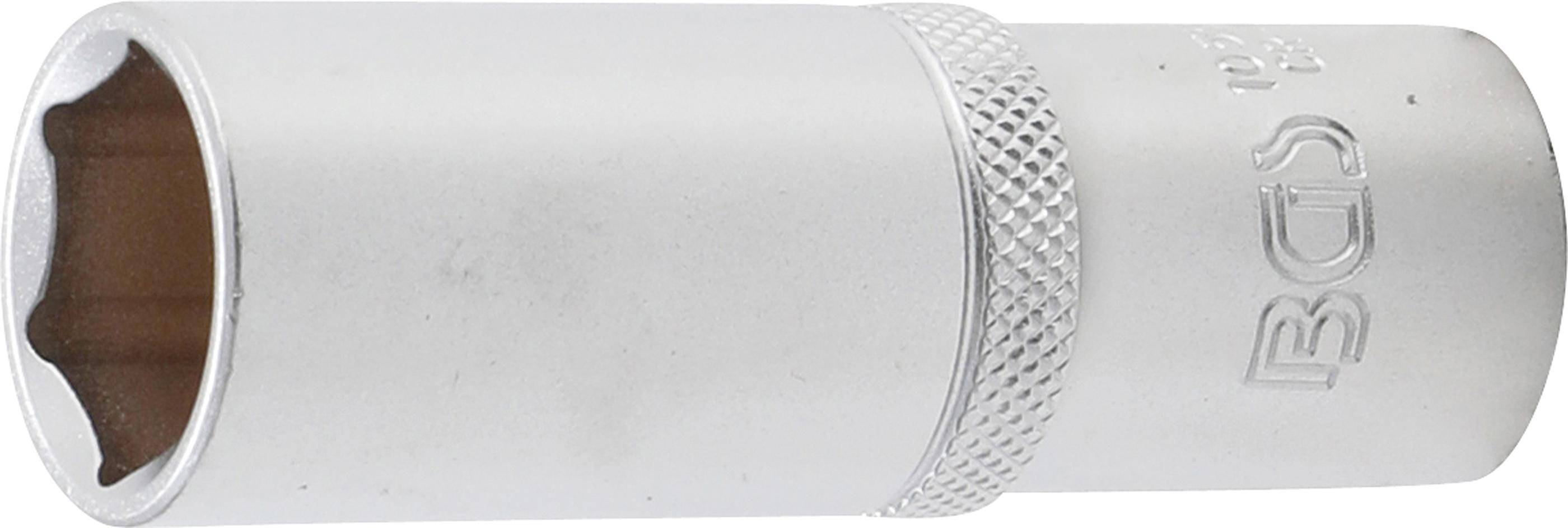 BGS Steckschlüssel-Einsatz Sechskant, tief | Antrieb Innenvierkant