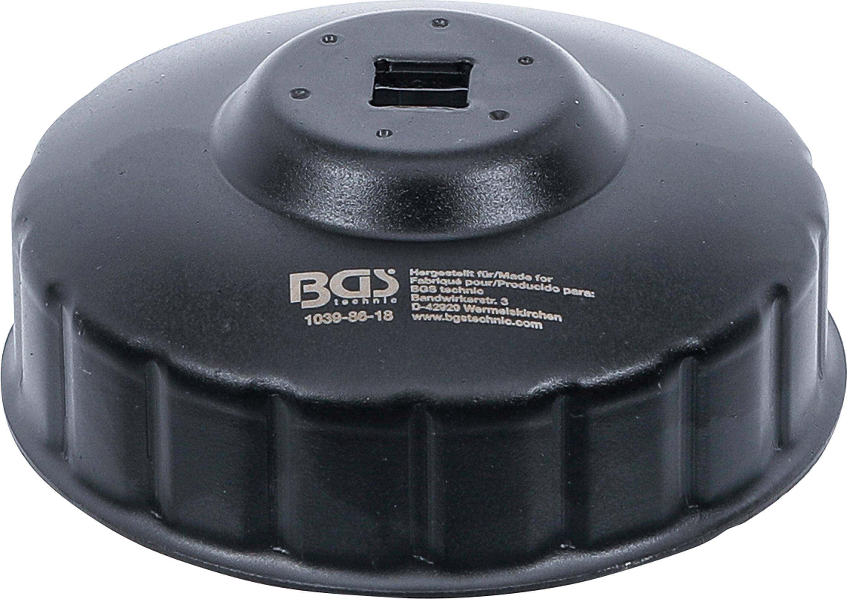 BGS technic lfilterschlssel | 18-kant | 86 mm | fr Audi, PSA,