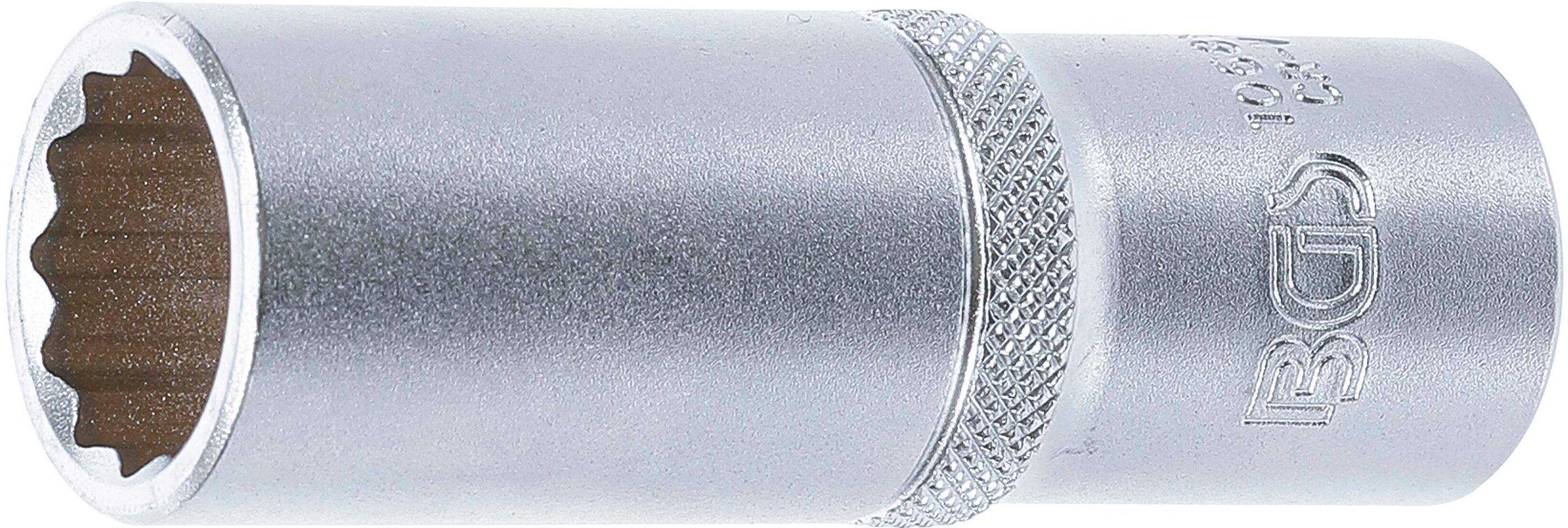 BGS Steckschlssel-Einsatz Zwlfkant, tief | Antrieb Innenvierkant 12,5