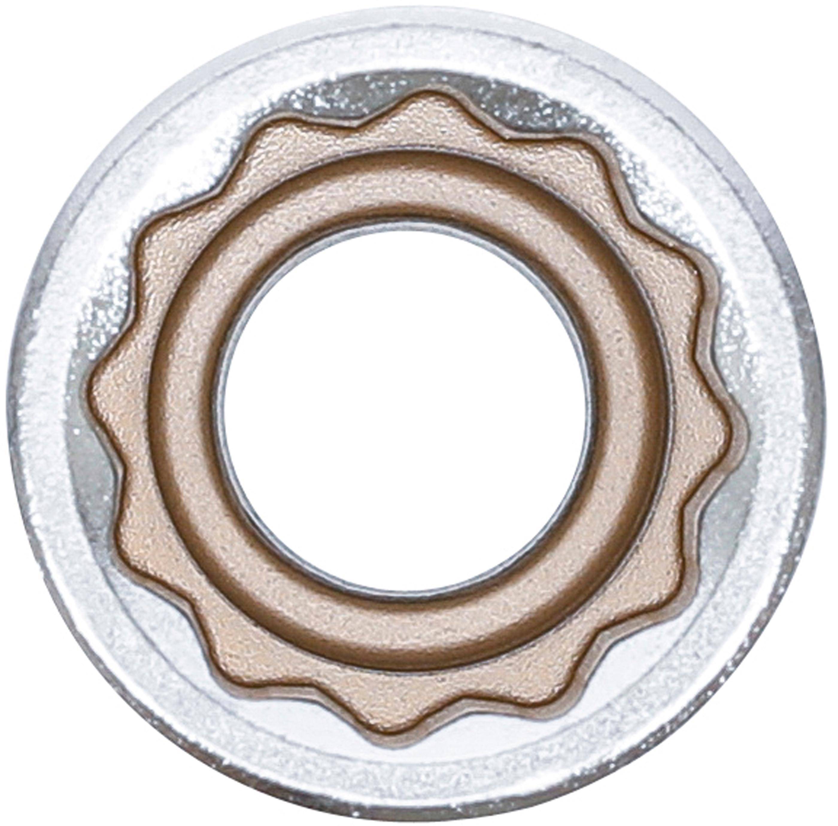 BGS Steckschlssel-Einsatz Zwlfkant, tief | Antrieb Innenvierkant 12,5