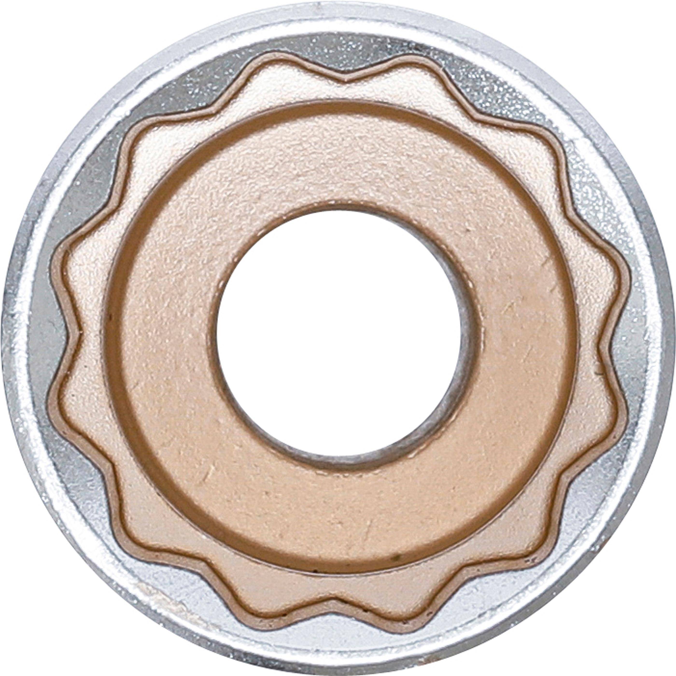 BGS Steckschlssel-Einsatz Zwlfkant, tief | Antrieb Innenvierkant 12,5