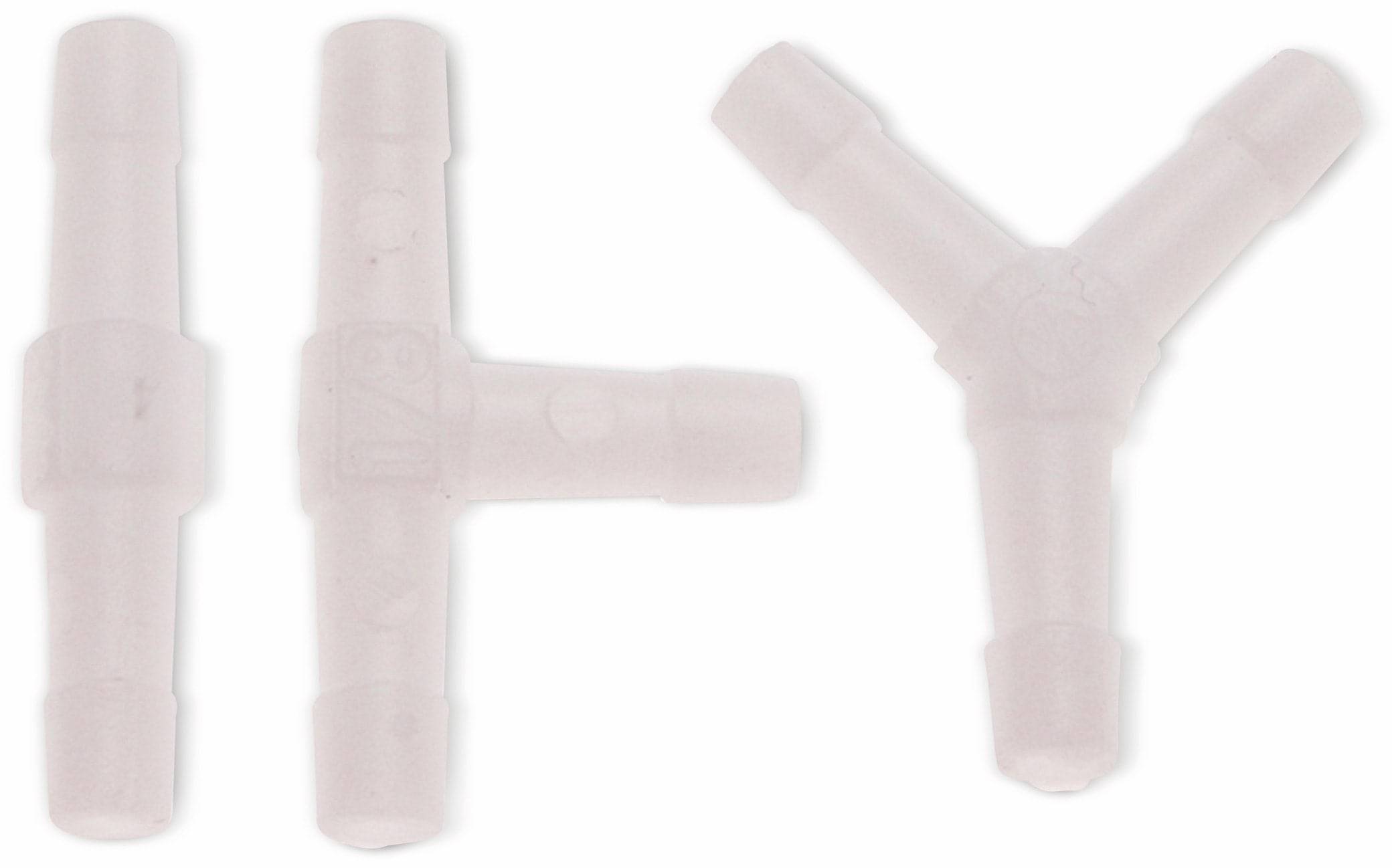 BGS TECHNIC Schlauch-Verbinder-Sortiment 3 mm, 8-teilig