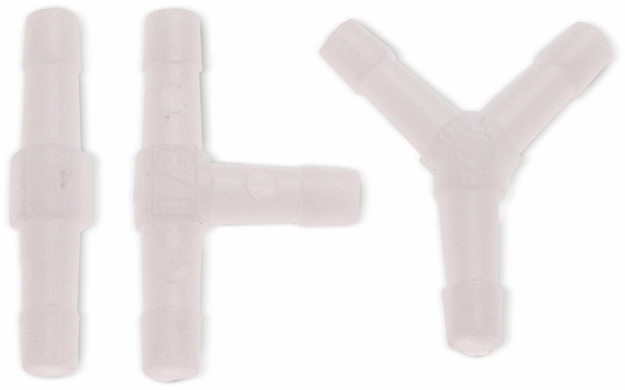 BGS TECHNIC Schlauch-Verbinder-Sortiment 3 mm, 8-teilig