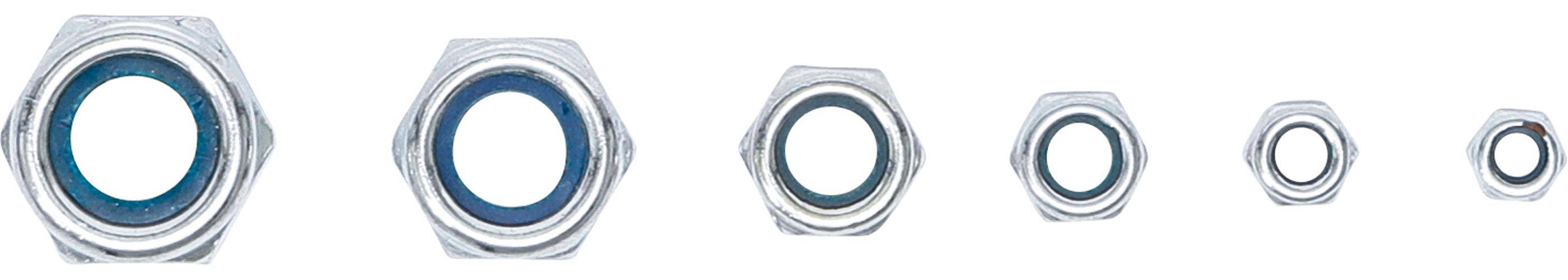 BGS Diy Muttern-Sortiment | selbstsichernd | metrisch | M4 - M12 |