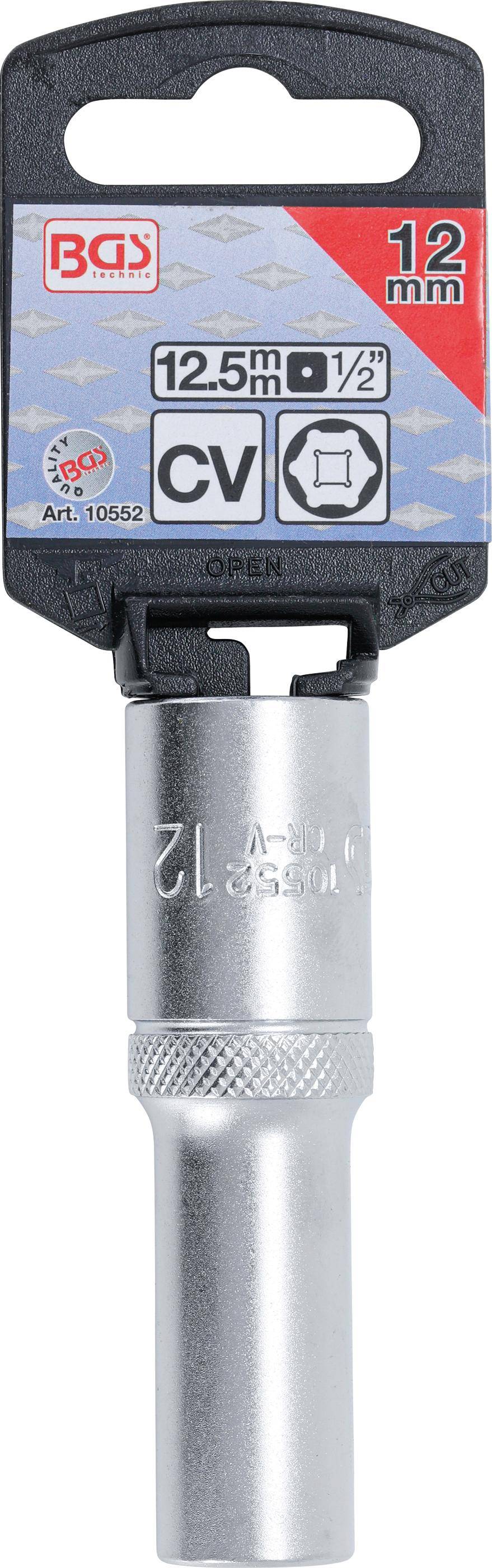 BGS Steckschlssel-Einsatz Sechskant, tief | Antrieb Innenvierkant