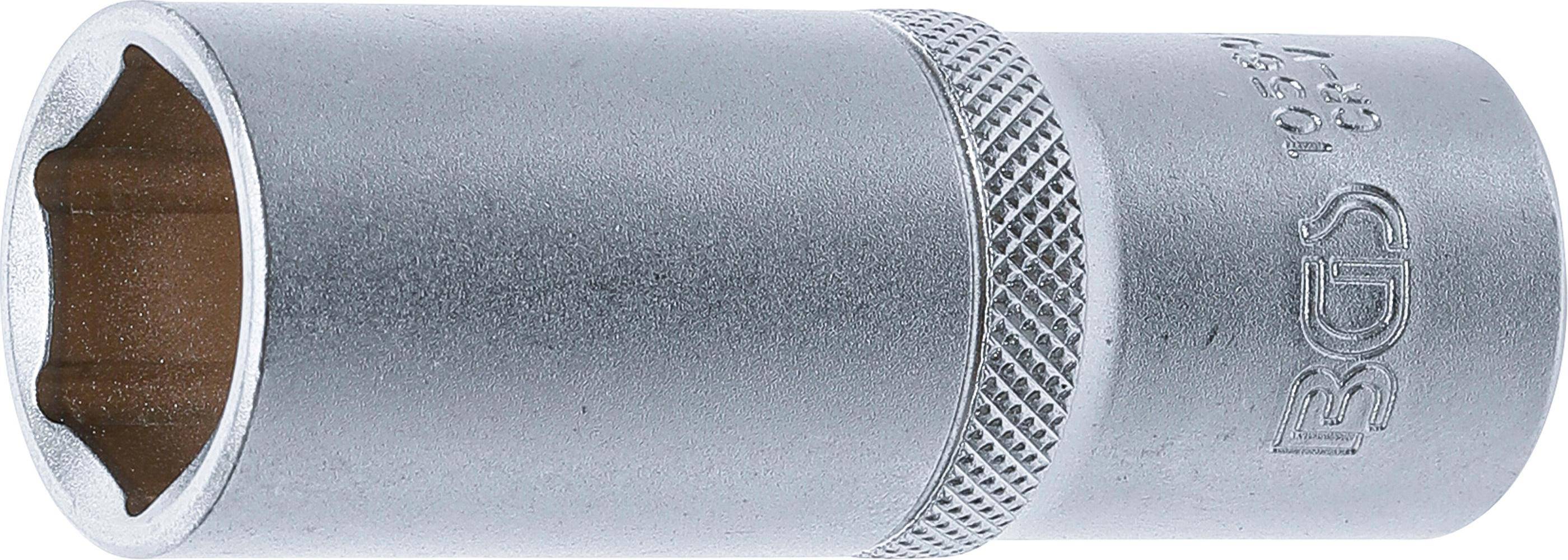 BGS Steckschlüssel-Einsatz Sechskant, tief | Antrieb Innenvierkant