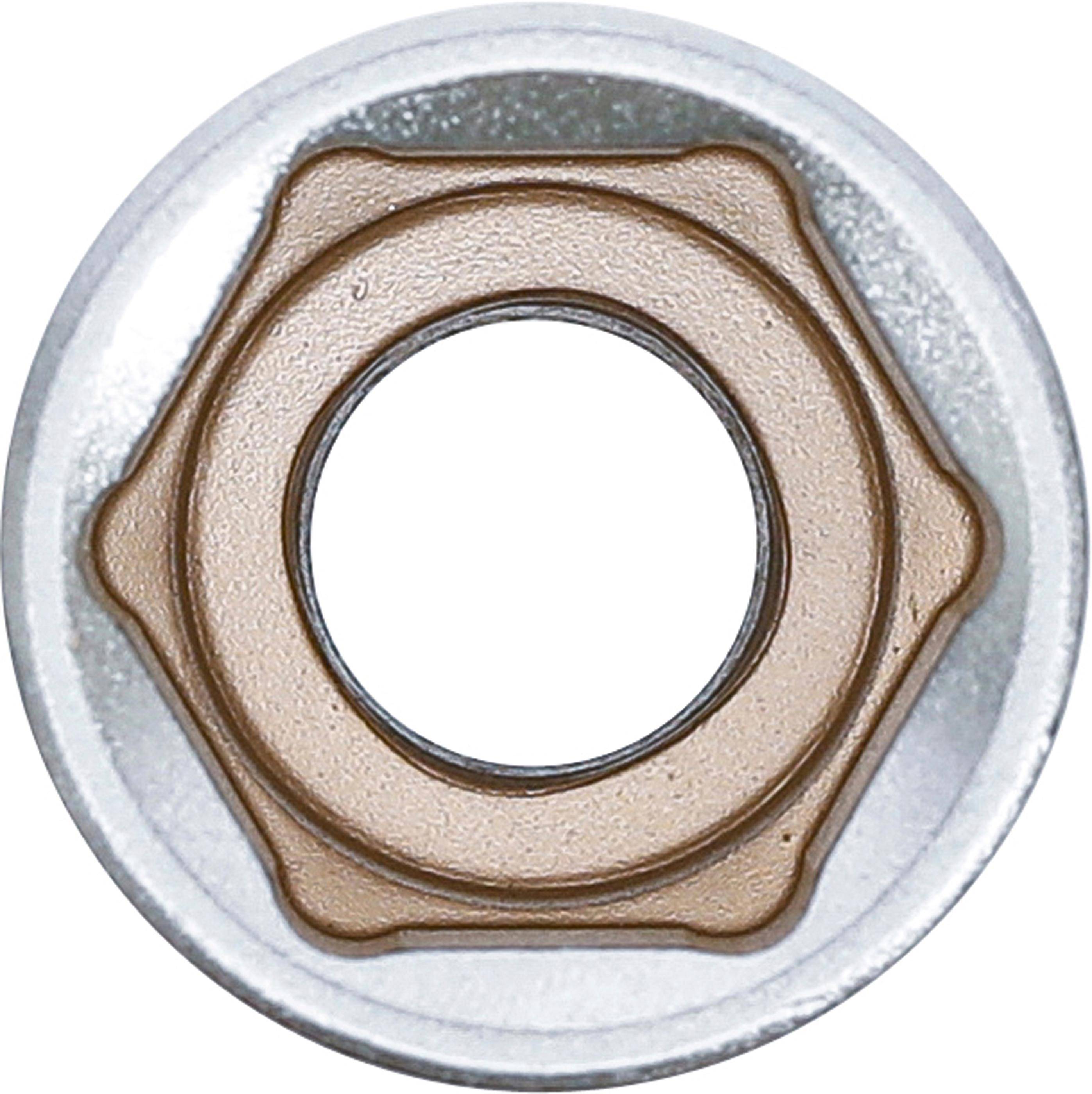 BGS Steckschlüssel-Einsatz Sechskant, tief | Antrieb Innenvierkant