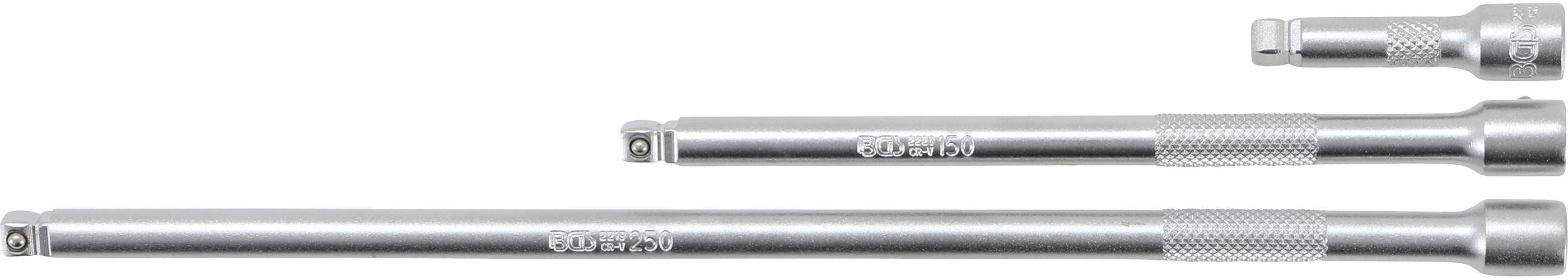 BGS Kippverlngerungs-Satz | 6,3 mm (1/4") | 50 / 150 / 250 mm | 3-tlg.