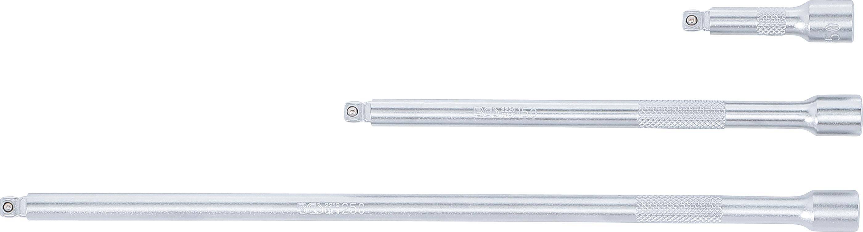 BGS Kippverlngerungs-Satz | 6,3 mm (1/4") | 50 / 150 / 250 mm | 3-tlg.