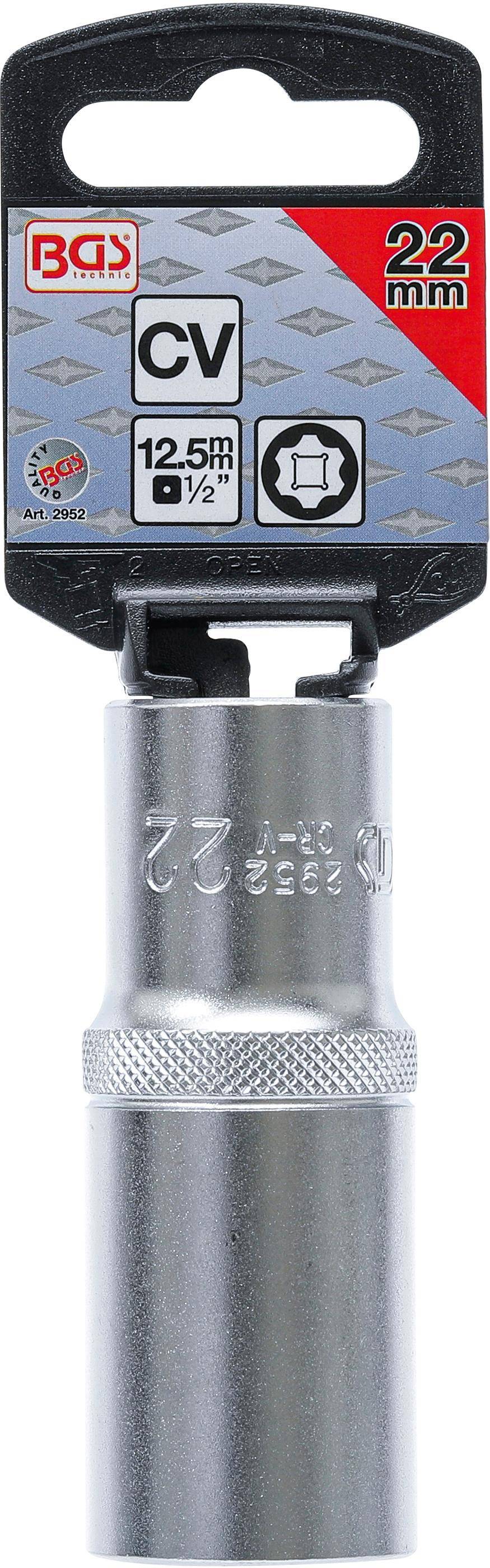 BGS Steckschlüssel-Einsatz Super Lock, tief | Antrieb Innenvierkant