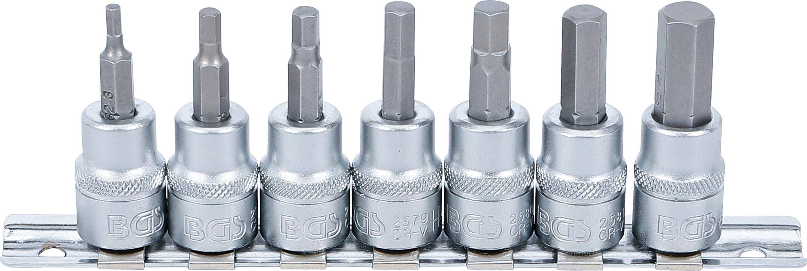 BGS technic Bit-Einsatz-Satz | Antrieb Innenvierkant 10 mm (3/8") |