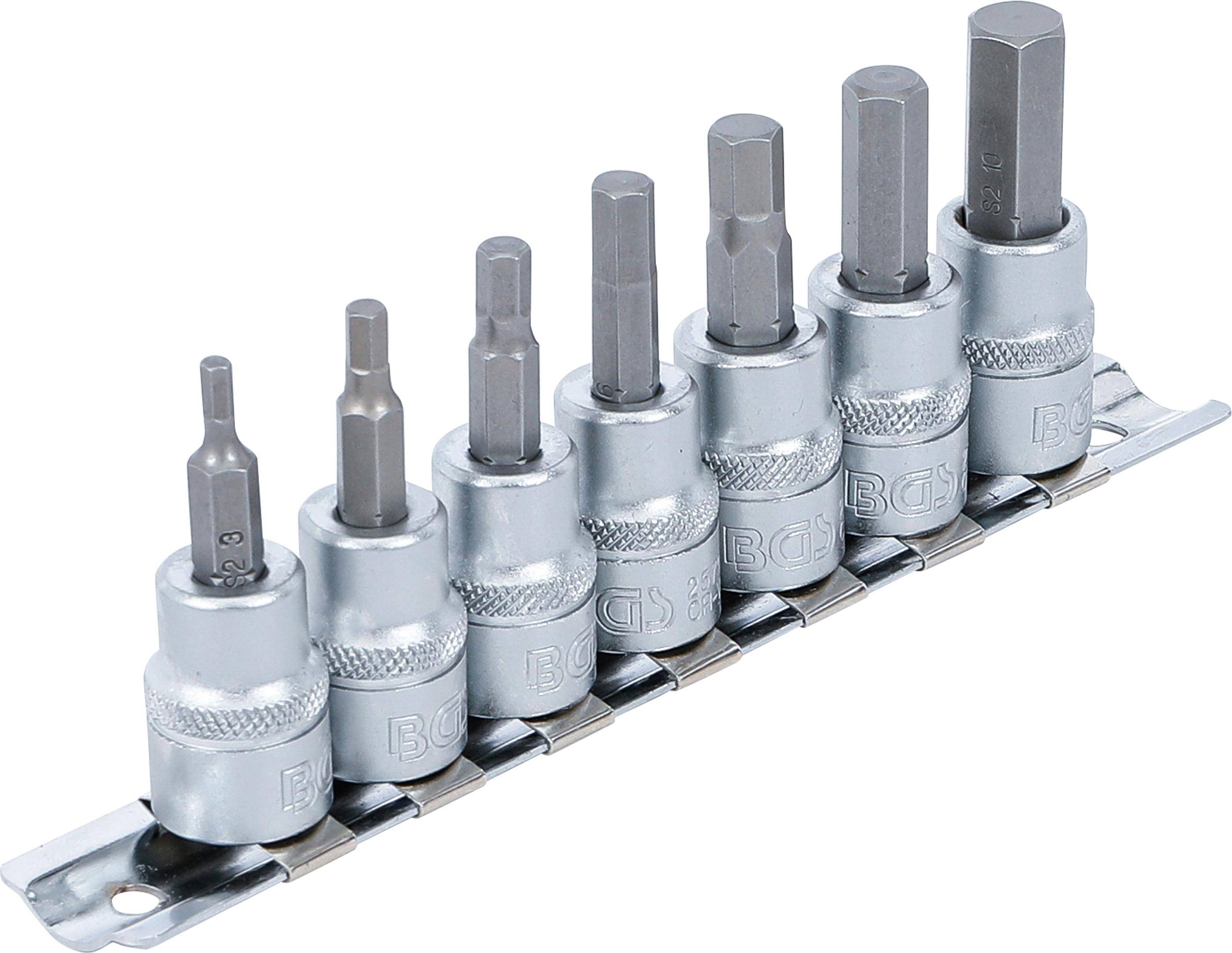 BGS technic Bit-Einsatz-Satz | Antrieb Innenvierkant 10 mm (3/8") |