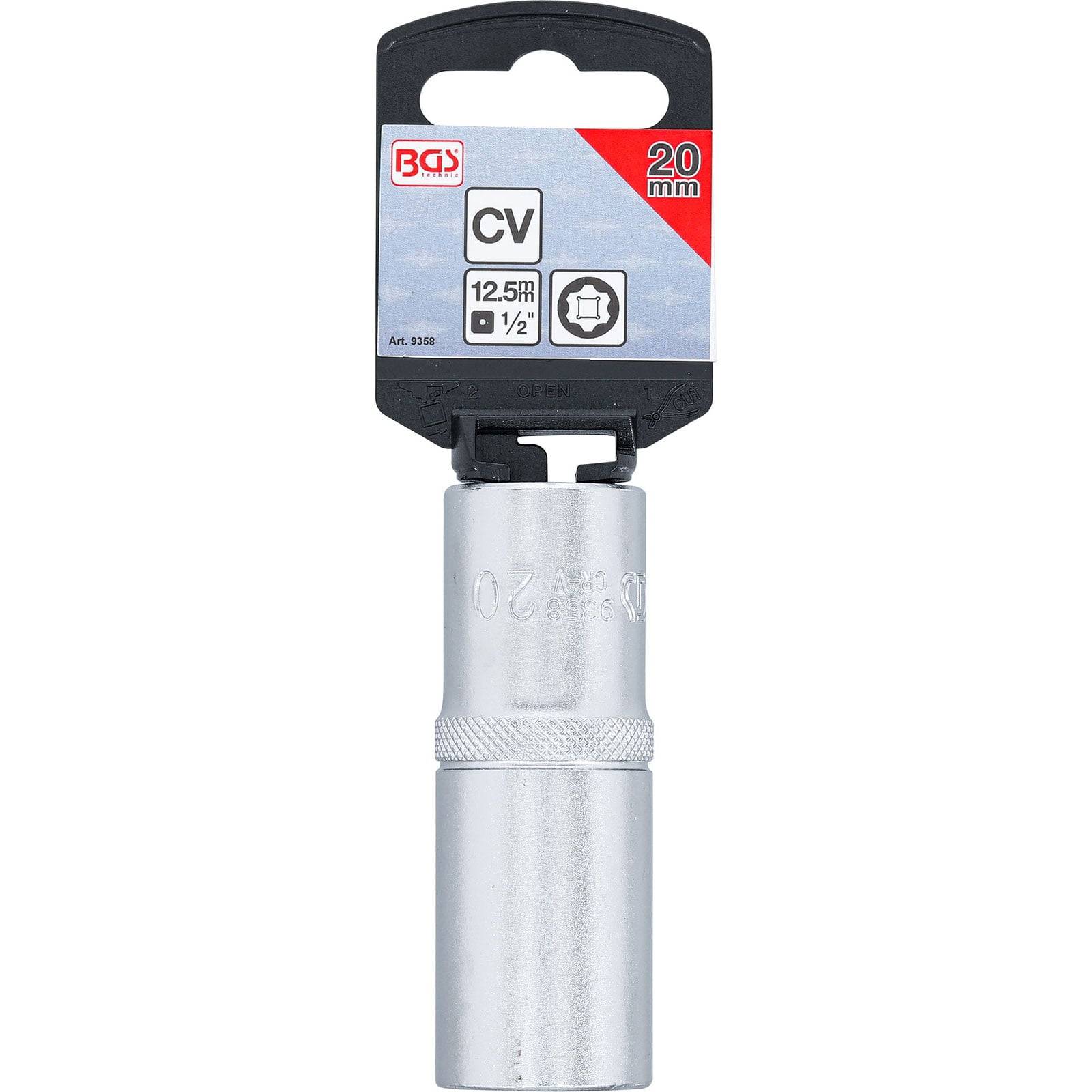 BGS CV 20 mm 12,5 mm 1/2