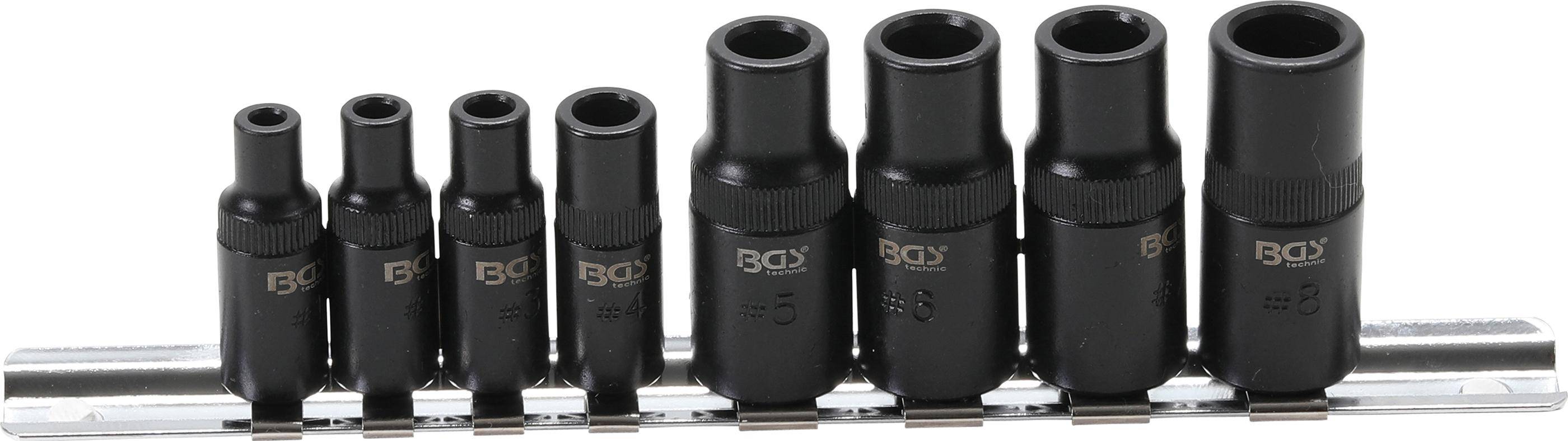 BGS technic Gewindebohrer-Aufnahme-Satz | 6,3 mm (1/4") / 10 mm
