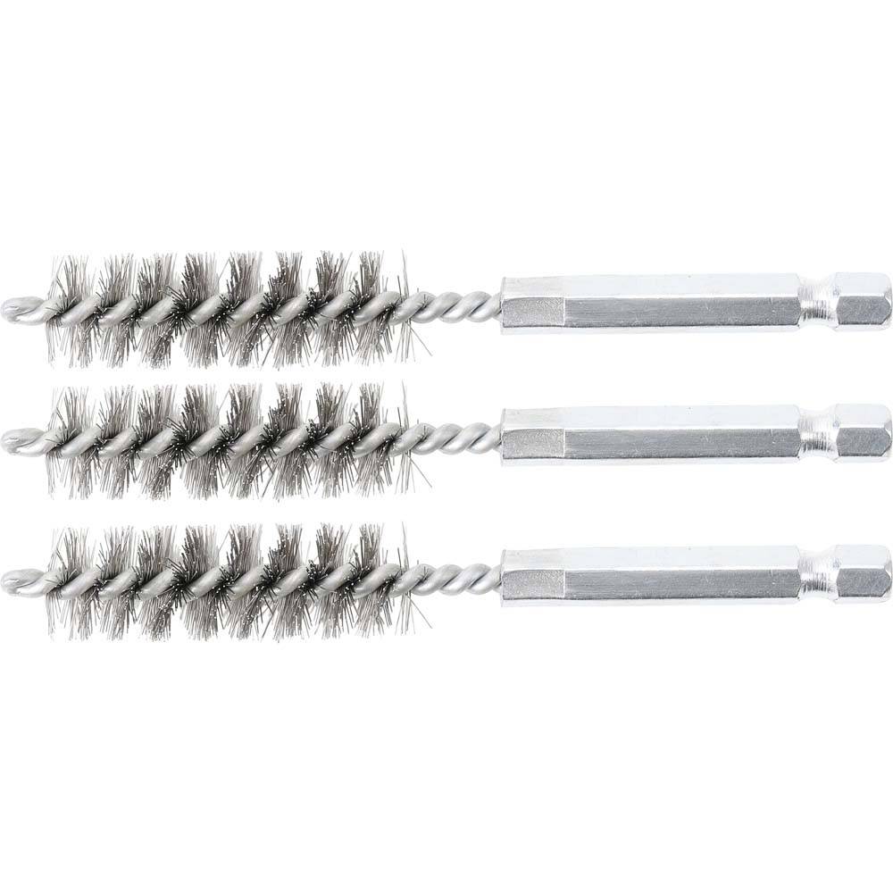 Stahlbürste - 13 mm - Antrieb Außensechskant 6,3 mm (1/4")