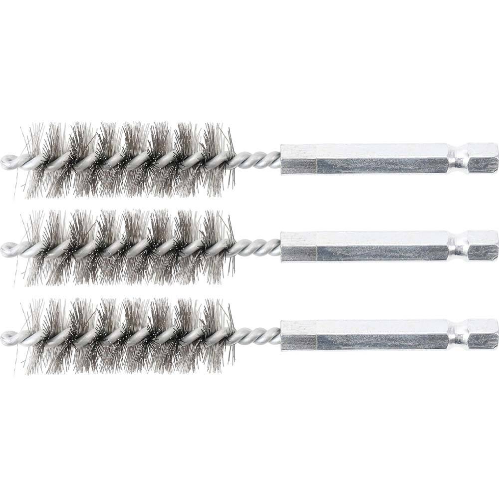 Stahlbürste - 15 mm - Antrieb Außensechskant 6,3 mm (1/4")