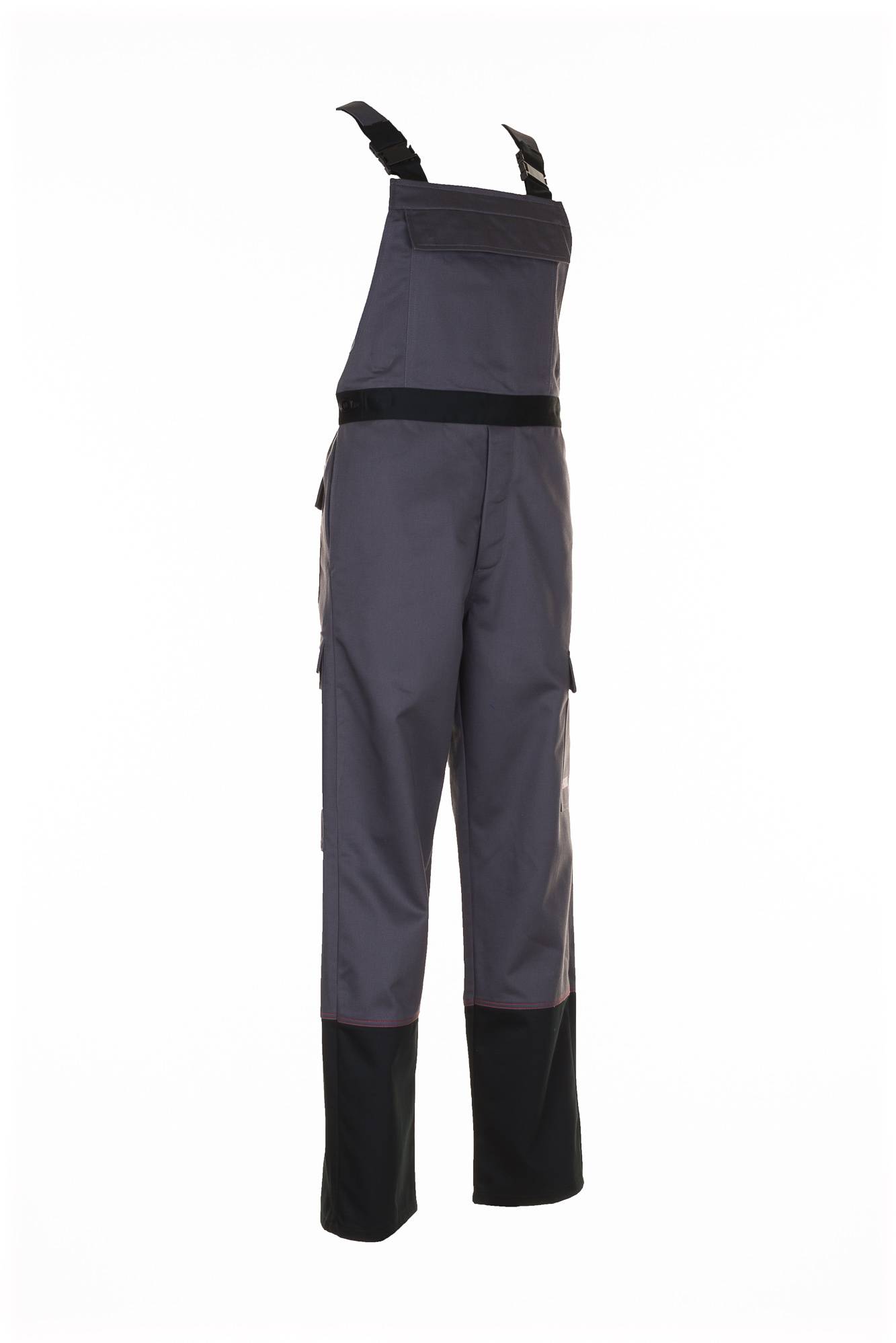 Planam Weld Shield Latzhose grau/schwarz 62 5530062