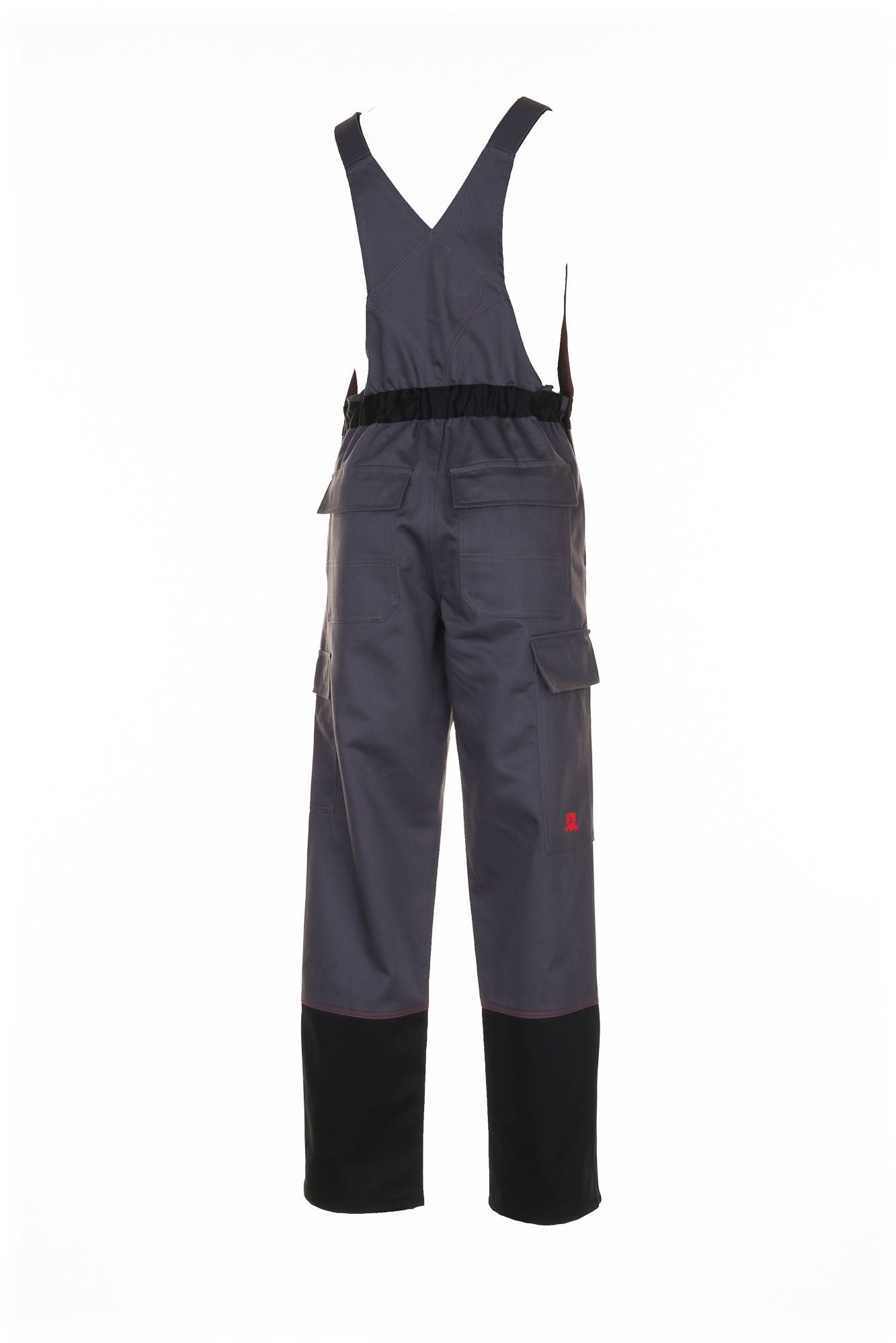 Planam Weld Shield Latzhose grau/schwarz 64 5530064