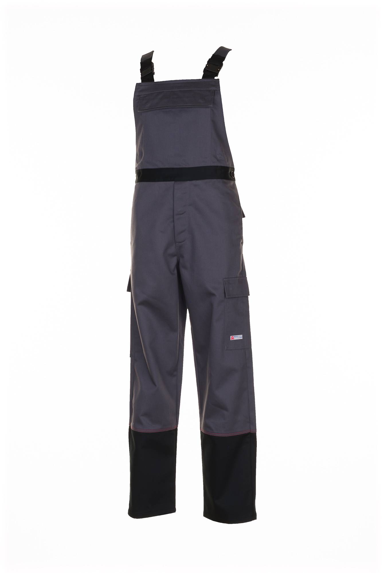 Planam Weld Shield Latzhose grau/schwarz 62 5530062