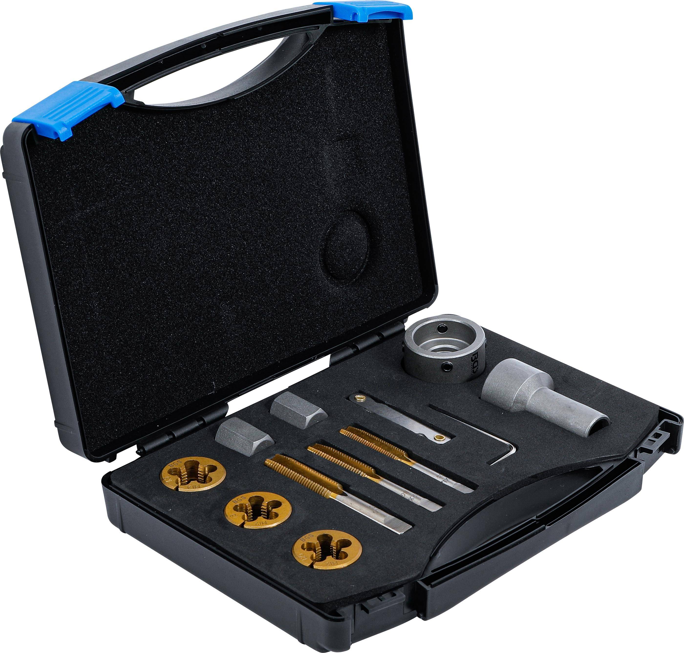 BGS Gewindebohrer-/Schneideisen-Satz für Radmuttern und Bolzen |