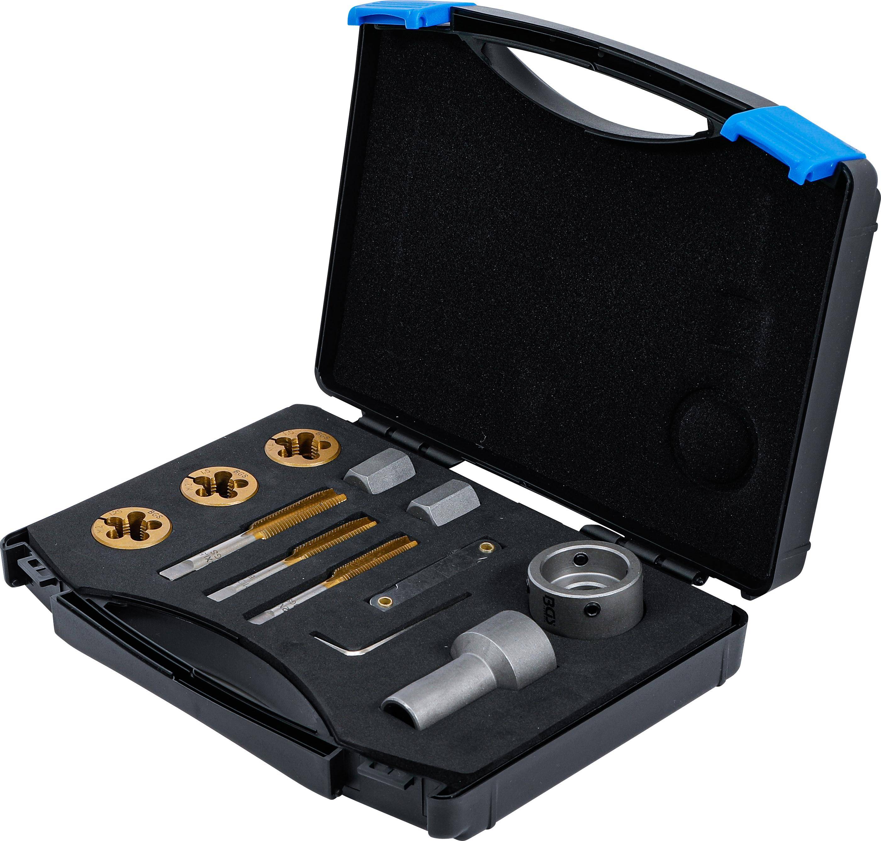 BGS Gewindebohrer-/Schneideisen-Satz fr Radmuttern und Bolzen |