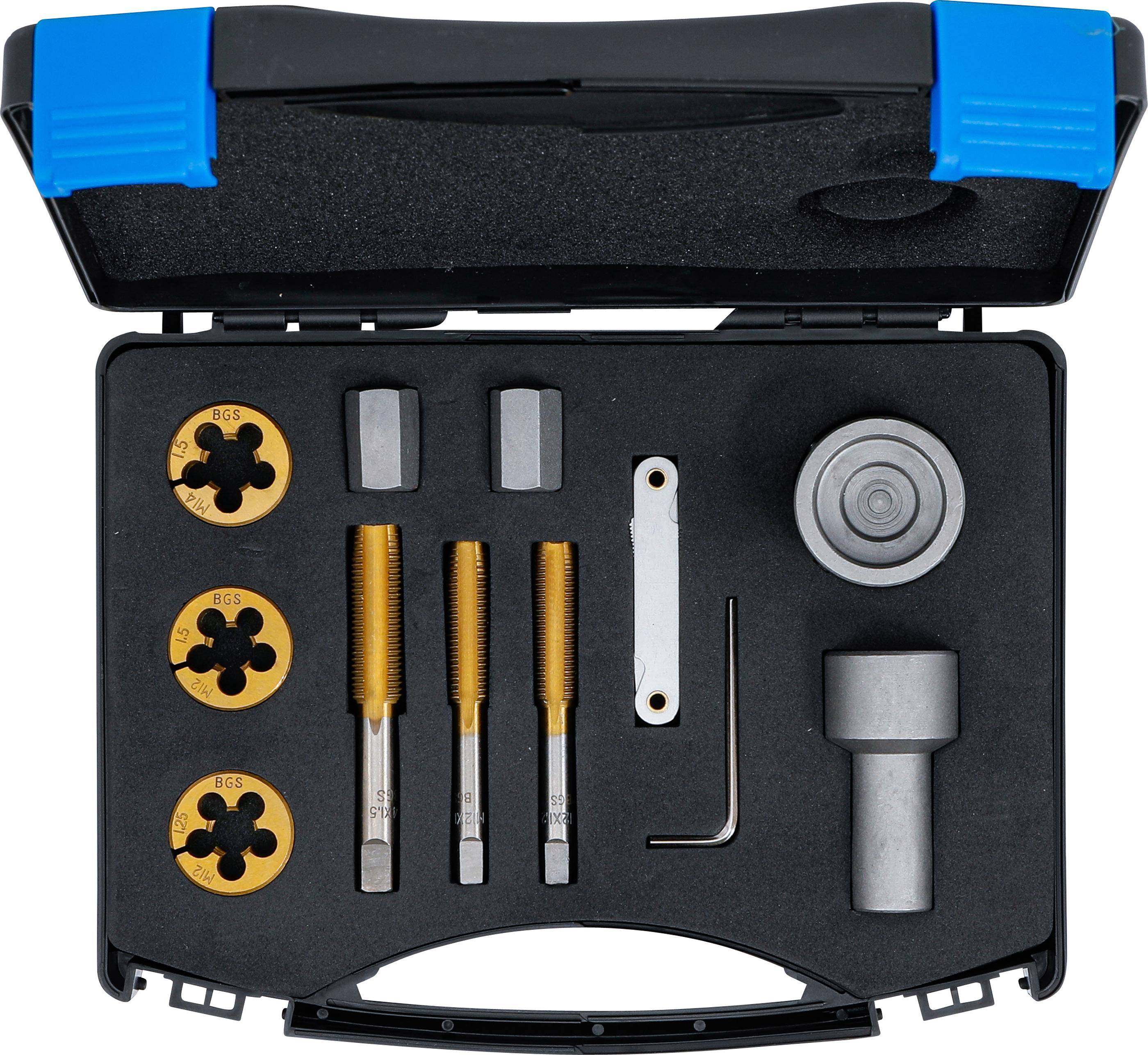 BGS Gewindebohrer-/Schneideisen-Satz für Radmuttern und Bolzen |