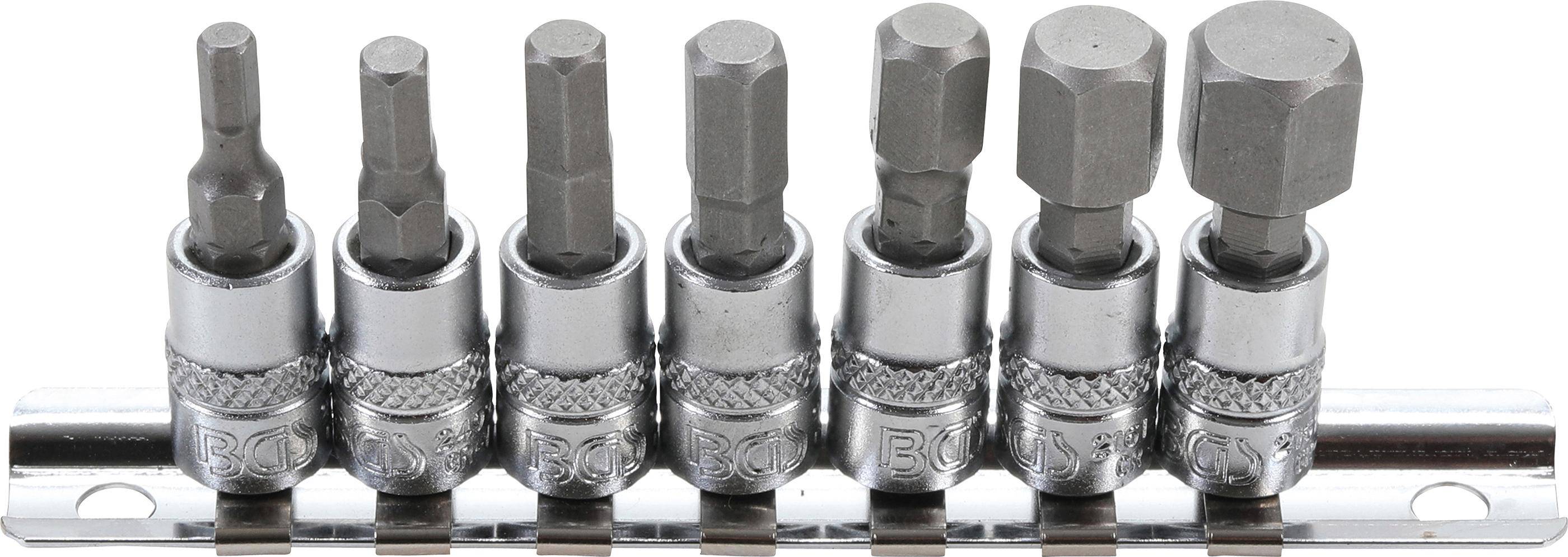 BGS Bit-Einsatz-Satz | Antrieb Innenvierkant 6,3 mm (1/4") |