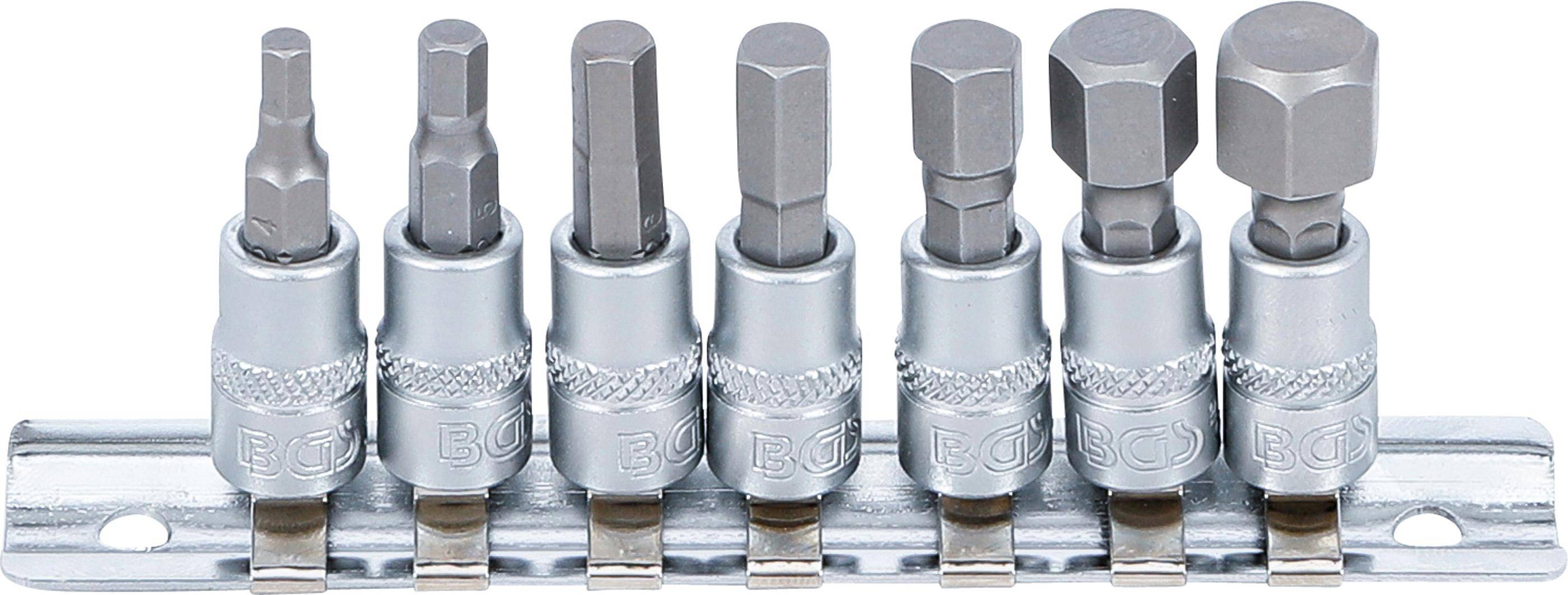 BGS technic Bit-Einsatz-Satz | Antrieb Innenvierkant 6,3 mm (1/4") |