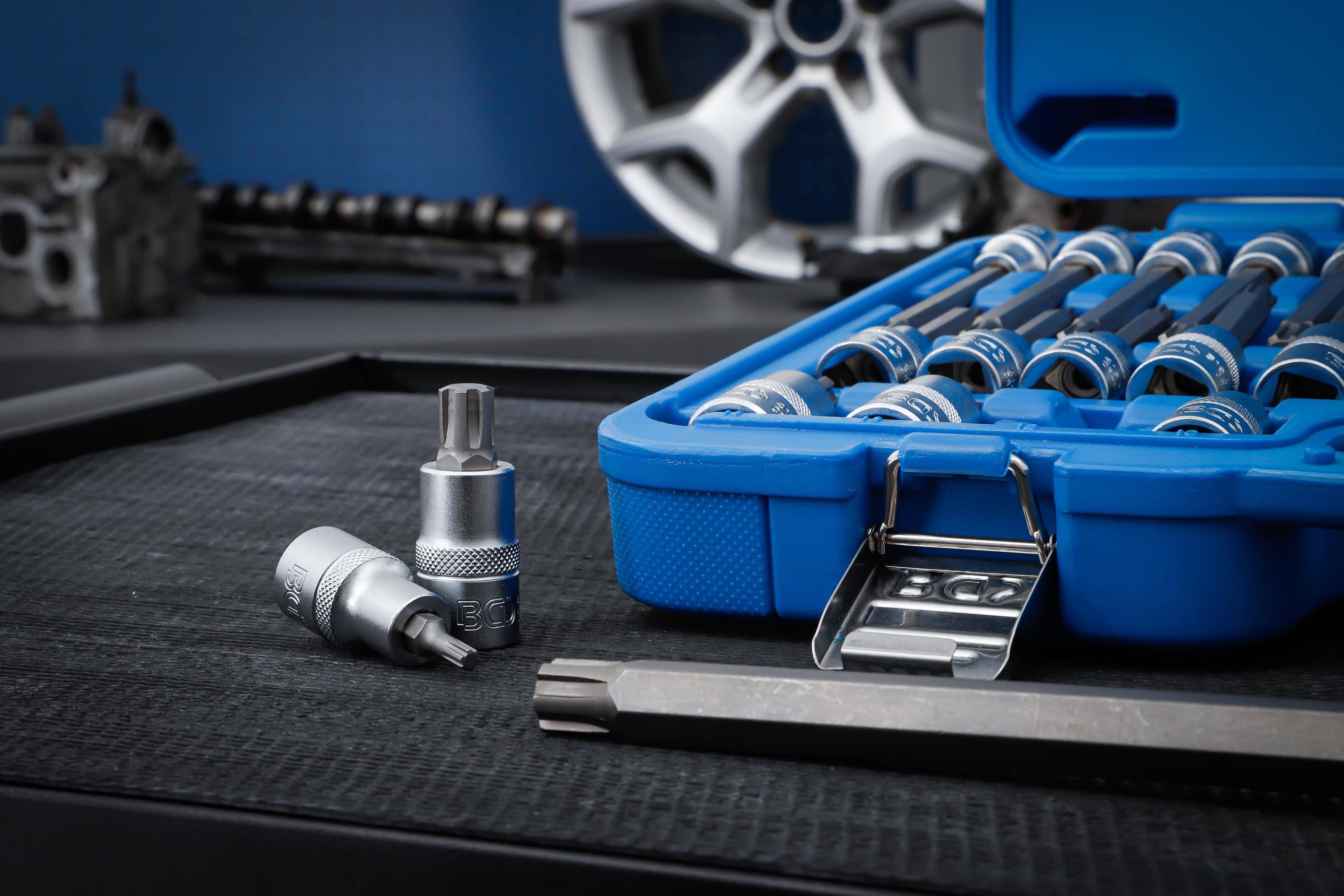 BGS Bit-Einsatz-Satz | Antrieb Innenvierkant 12,5 mm (1/2") |