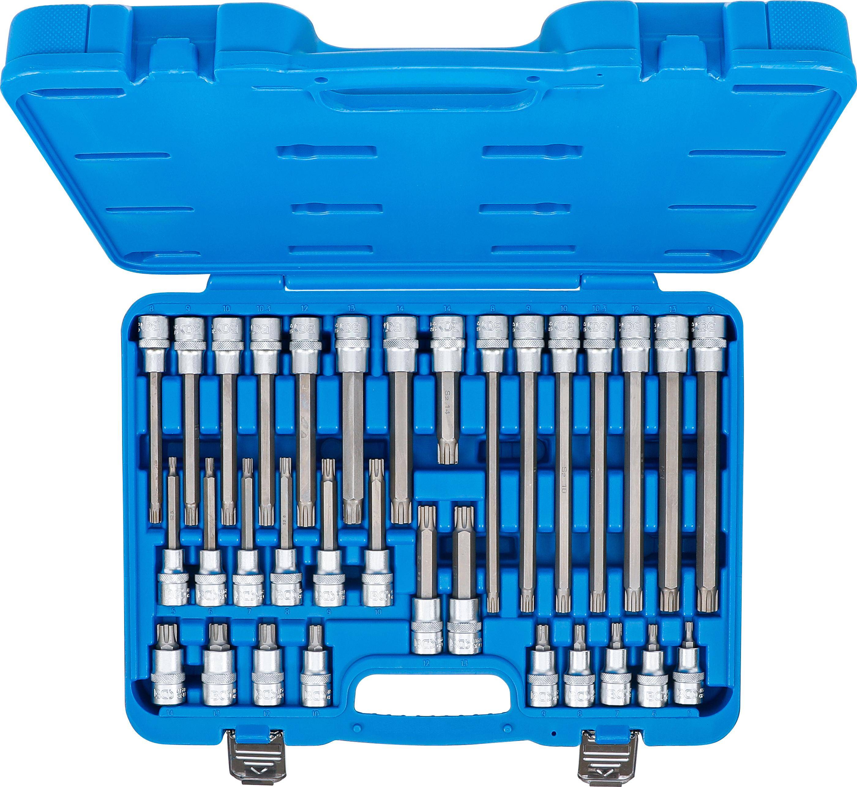BGS Bit-Einsatz-Satz | Antrieb Innenvierkant 12,5 mm (1/2") |