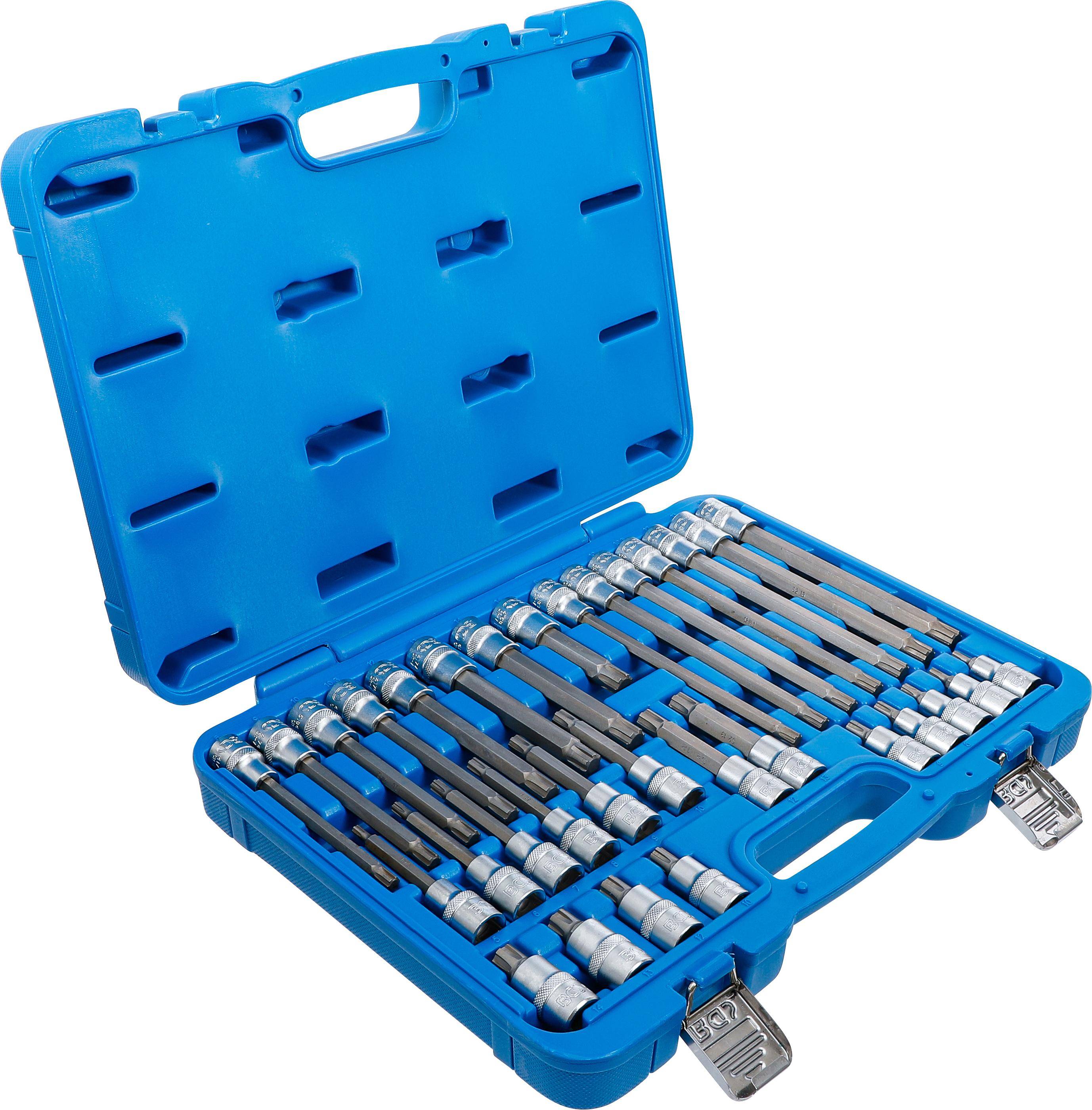 BGS Bit-Einsatz-Satz | Antrieb Innenvierkant 12,5 mm (1/2") |
