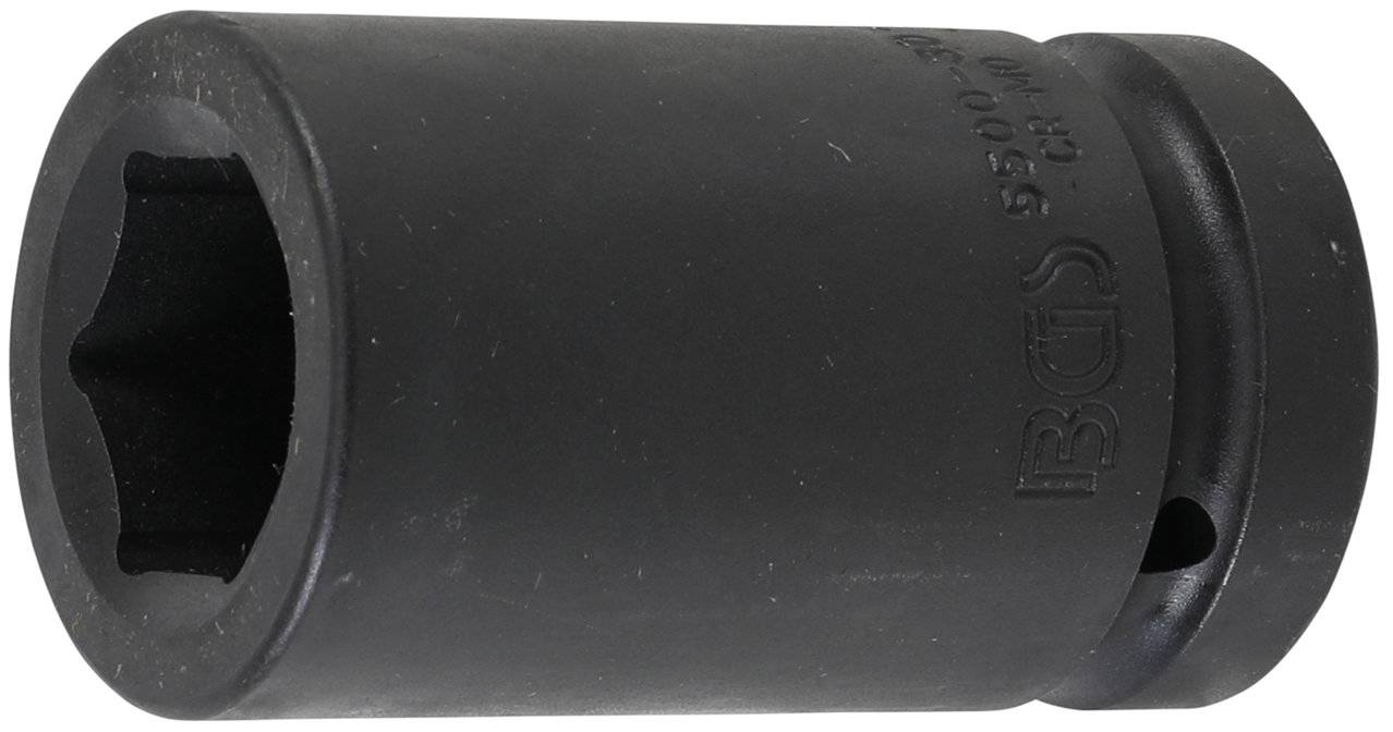 Kraft-Steckschlüssel-Einsatz Sechskant, tief Antrieb Innenvierkant 25 mm (1) SW 30 mm