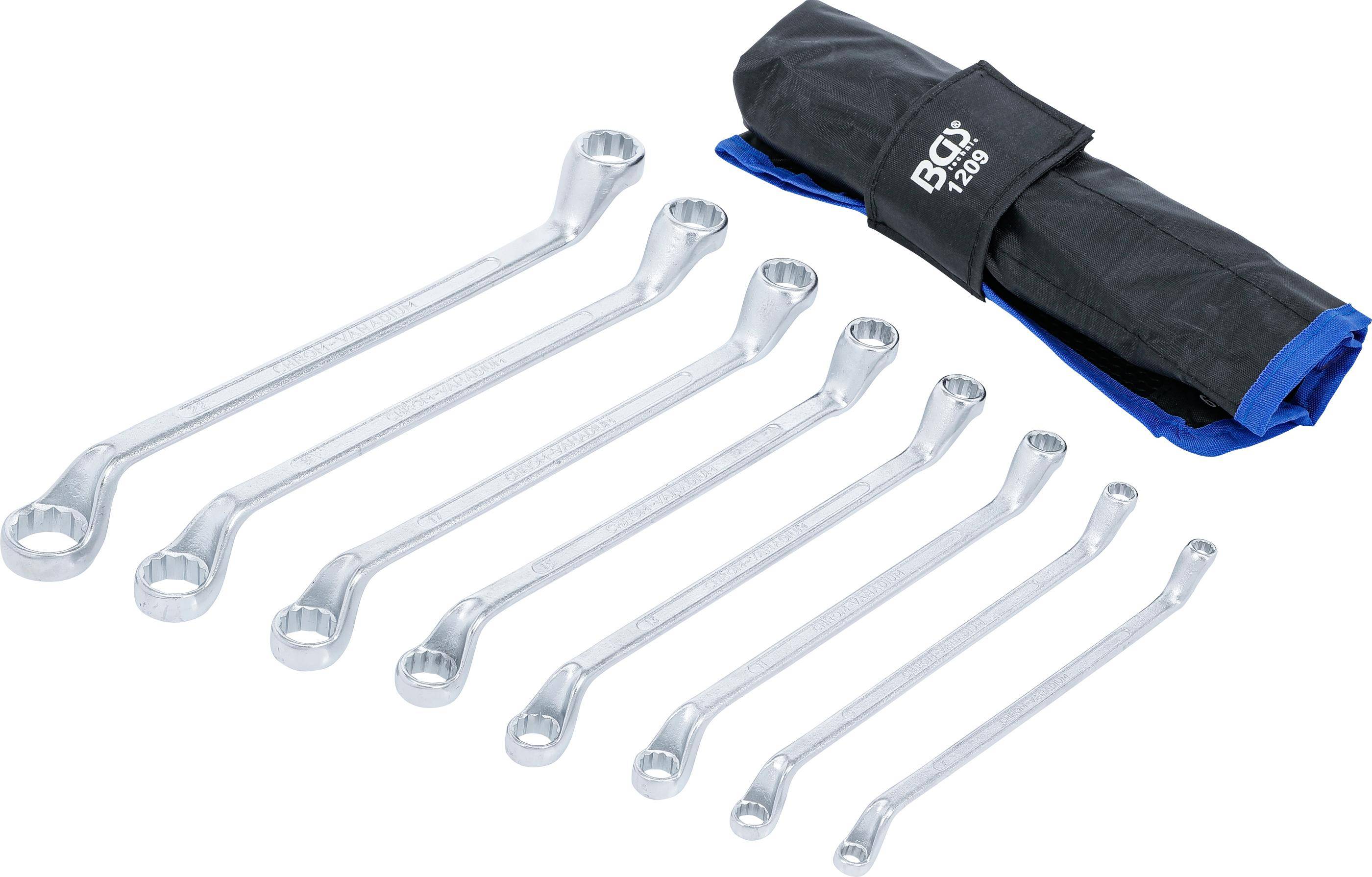 BGS Doppel-Ringschlssel-Satz | gekrpft | SW 6 x 7 - 20 x 22 mm |