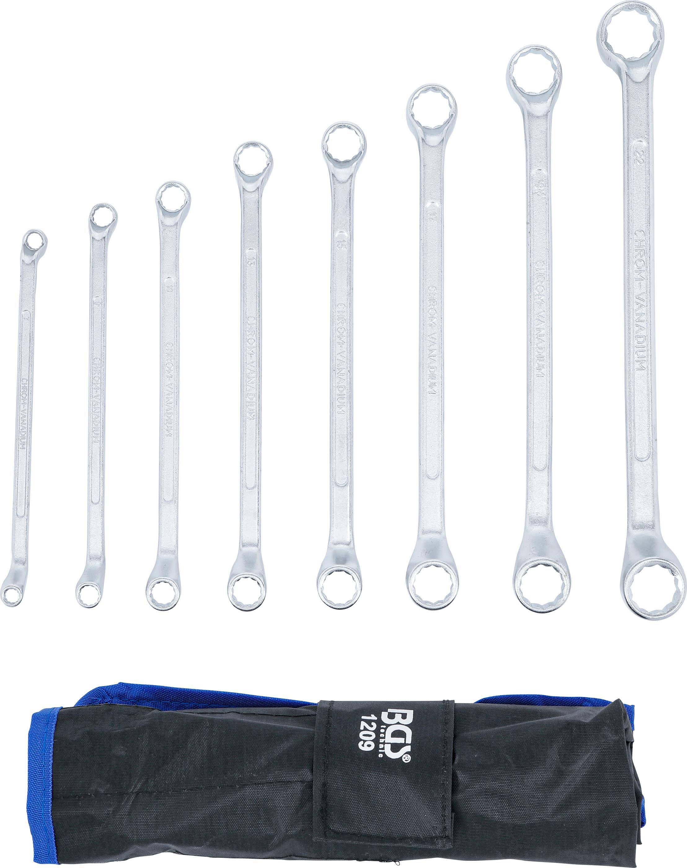 BGS Doppel-Ringschlssel-Satz | gekrpft | SW 6 x 7 - 20 x 22 mm |