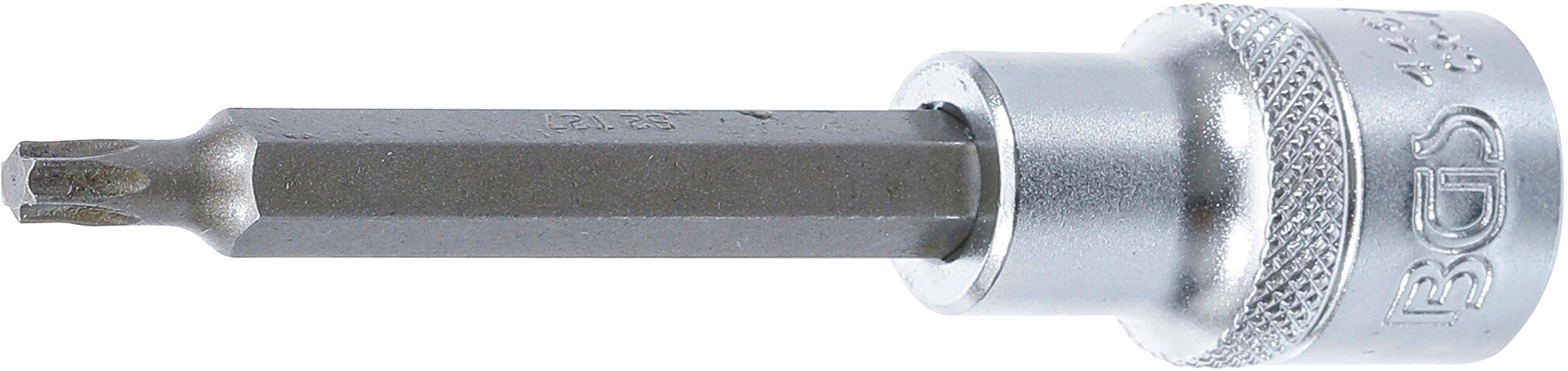 BGS technic Bit-Einsatz | Lnge 100 mm | Antrieb Innenvierkant 12,5 mm