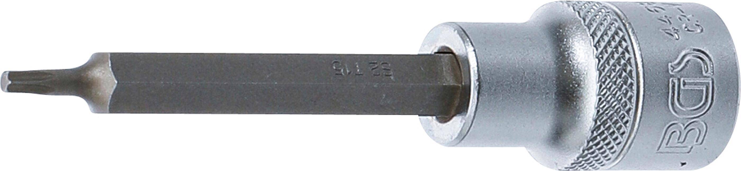 BGS technic Bit-Einsatz | Lnge 100 mm | Antrieb Innenvierkant 12,5 mm