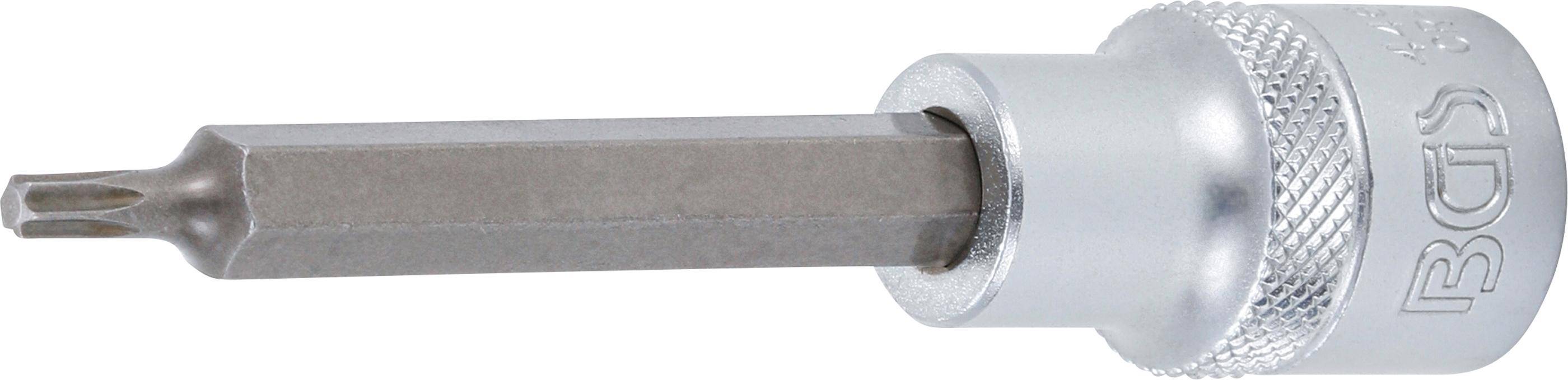 BGS technic Bit-Einsatz | Lnge 100 mm | Antrieb Innenvierkant 12,5 mm
