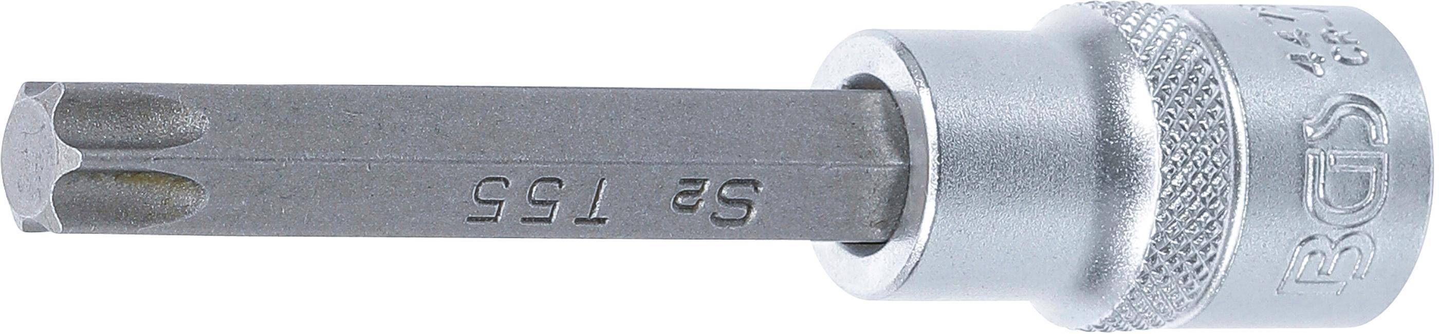 BGS technic Bit-Einsatz | Lnge 100 mm | Antrieb Innenvierkant 12,5 mm