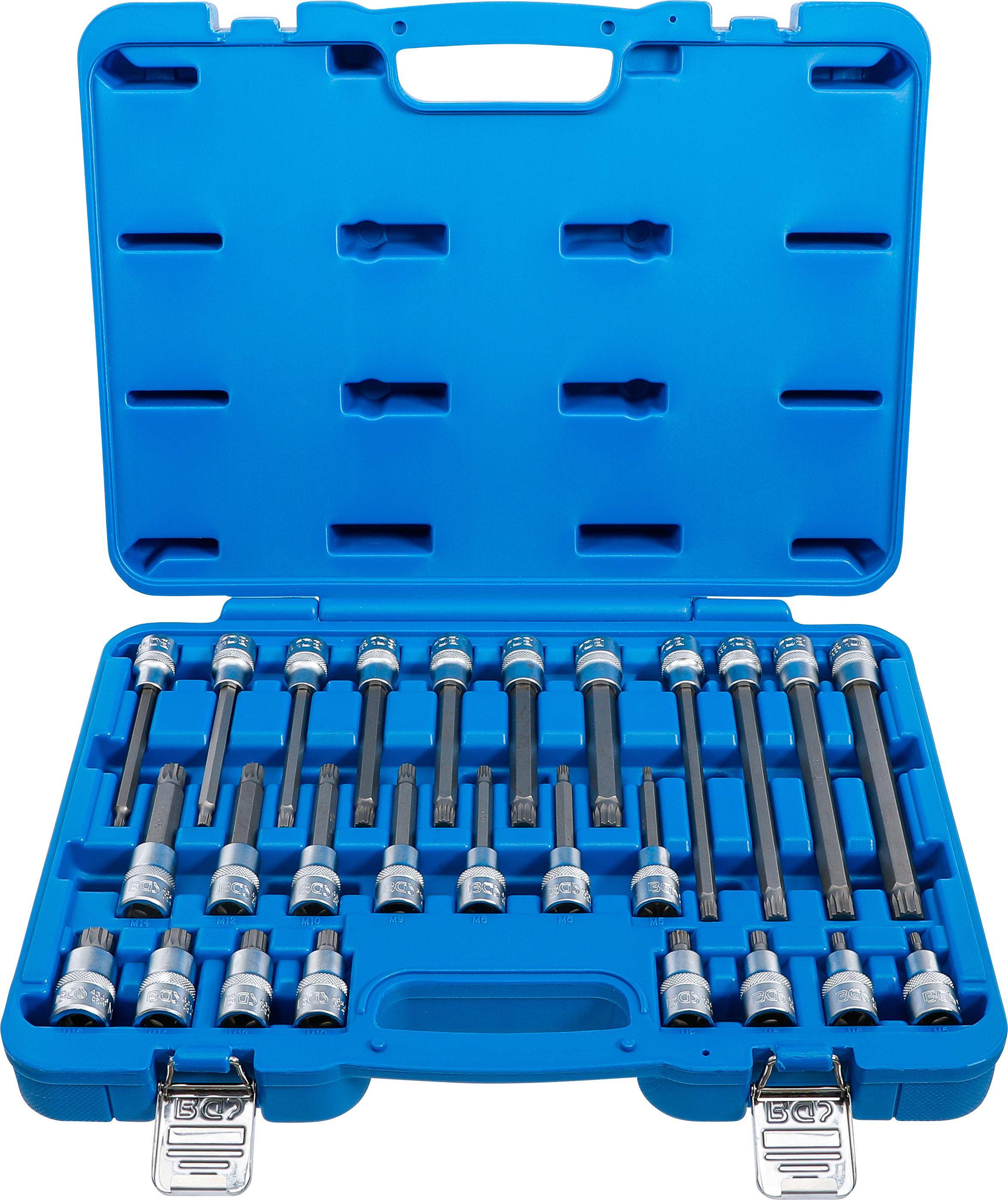 BGS Bit-Einsatz-Satz | Antrieb Innenvierkant 12,5 mm (1/2") |