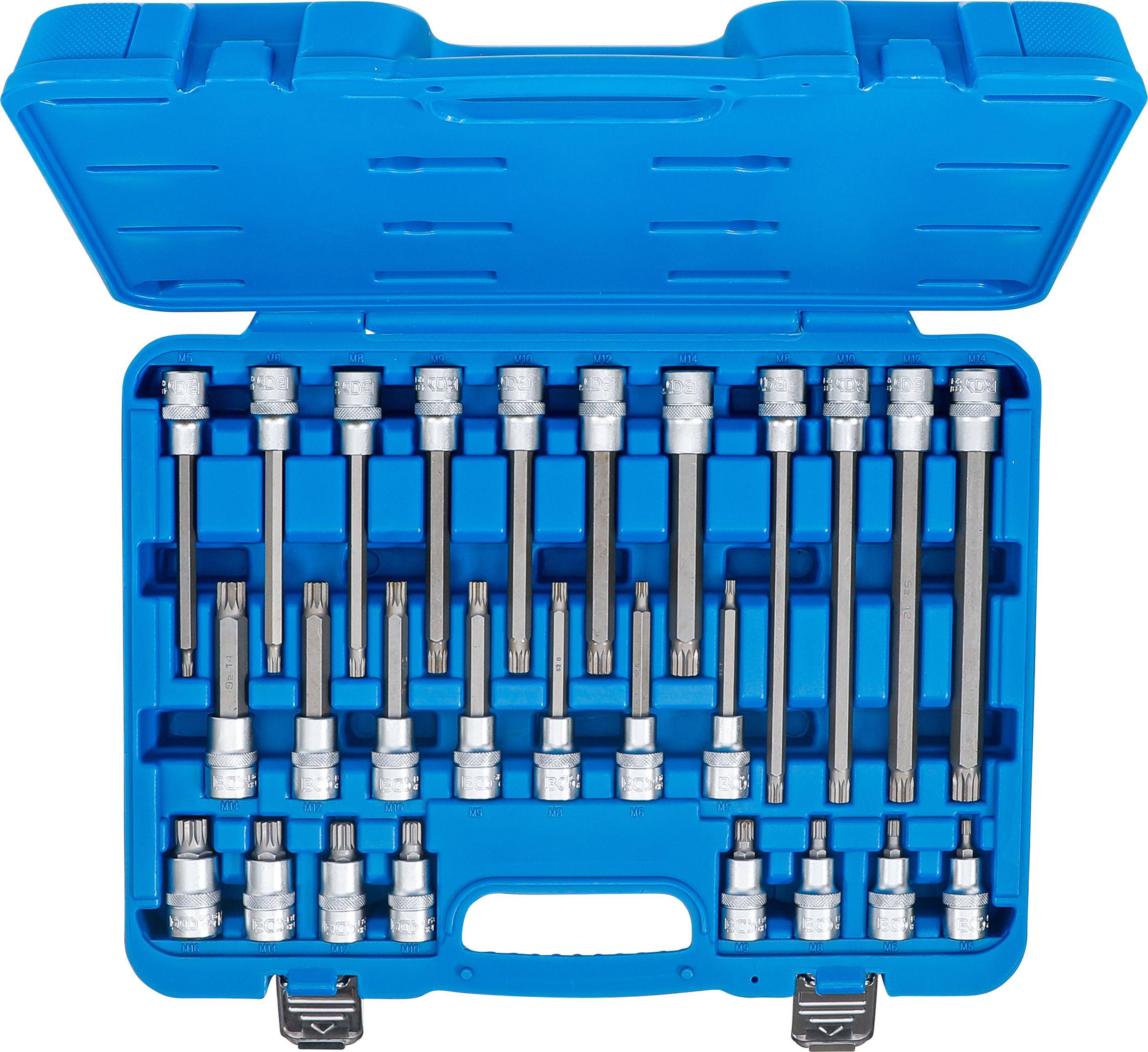 BGS Bit-Einsatz-Satz | Antrieb Innenvierkant 12,5 mm (1/2") |