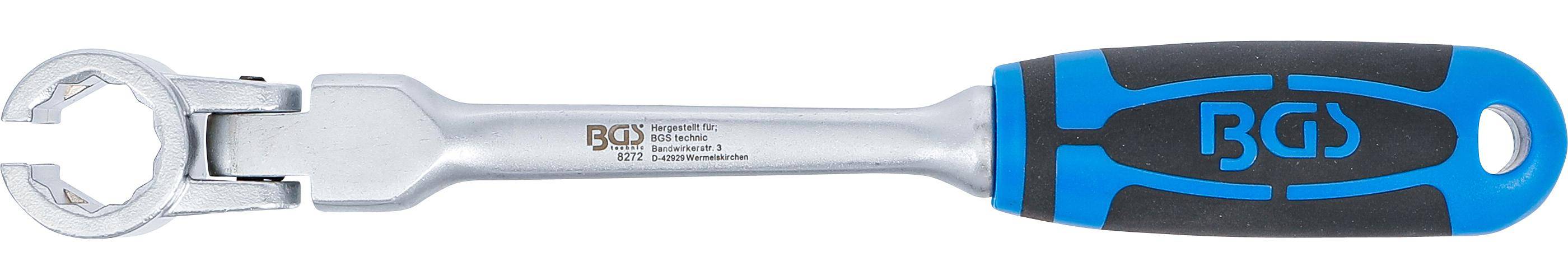 BGS technic Spezial-Ringschlüssel für Lambdasonden, kippbar, mit