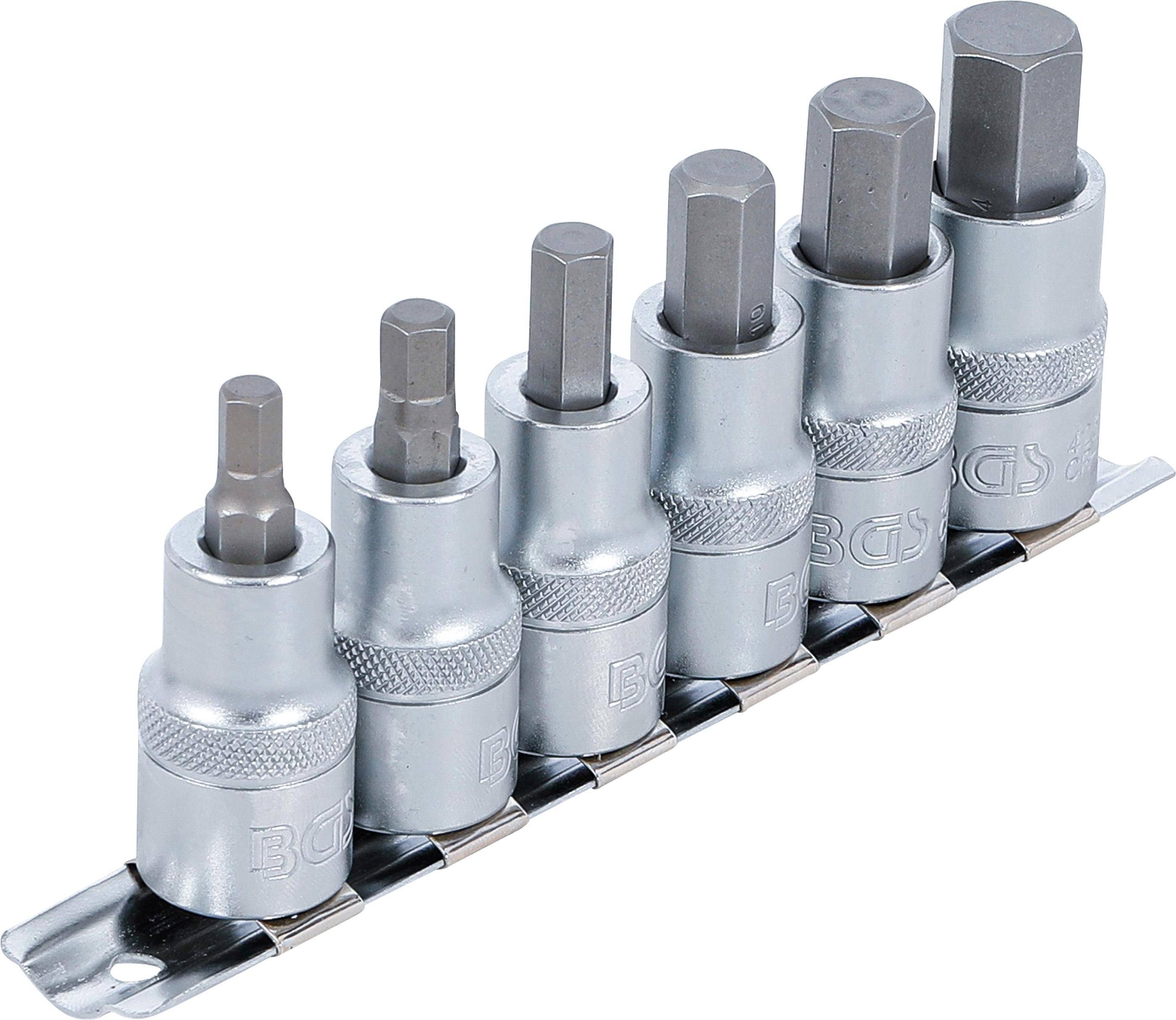 BGS technic Bit-Einsatz-Satz | Antrieb Innenvierkant 12,5 mm (1/2") |