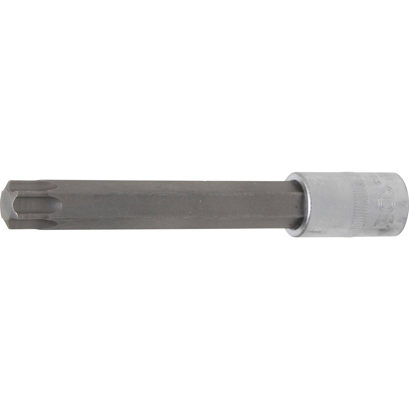 Ein Metall-T60-Sternbit-Einsatz mit silberner Spitze und zylindrischer Basis, der zum Befestigen von Schrauben in mechanischen und automotive Anwendungen verwendet wird.