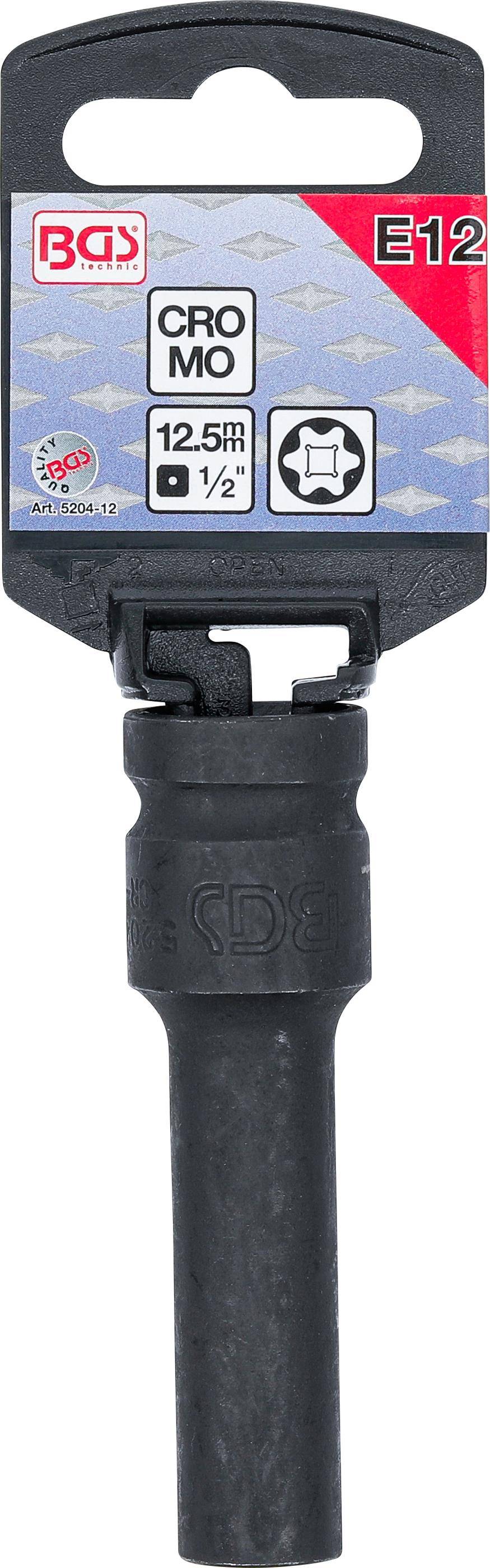 BGS technic Kraft-Steckschlssel-Einsatz E-Profil, tief | Antrieb