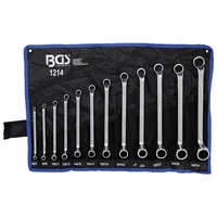 BGS Doppelringschlüssel-Satz, DIN 838, gekröpft, 12-teilig, 6-32 mm BGS Doppelringschlüssel-Satz, DIN 838, gekröpft, 12-teilig, 6-32 mm