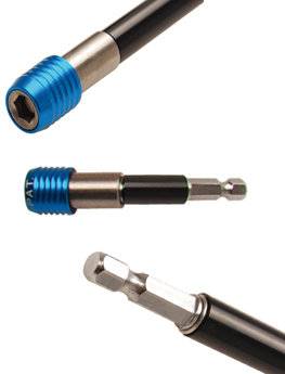 Automatischer Bithalter Abtrieb Innensechskant 6,3 mm (1/4) 80 mm