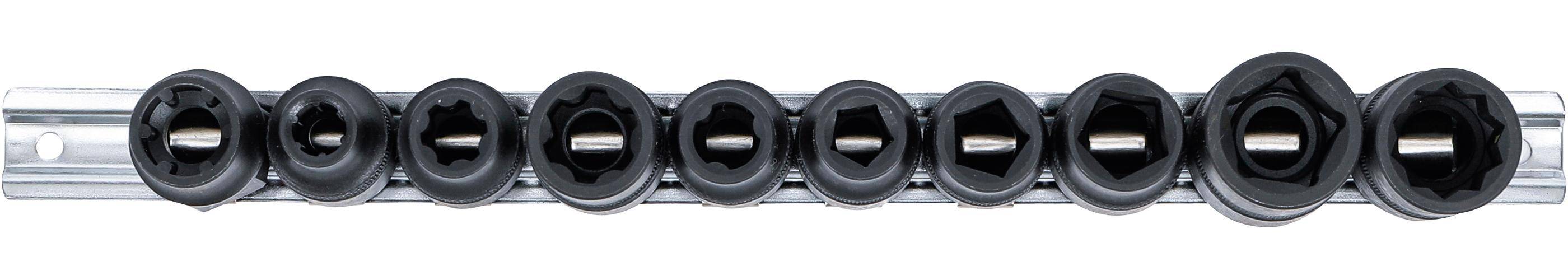 BGS Spezial-Kfz-Steckschlssel-Einstze | 3-/5-/6-/10-kant | 10-tlg.