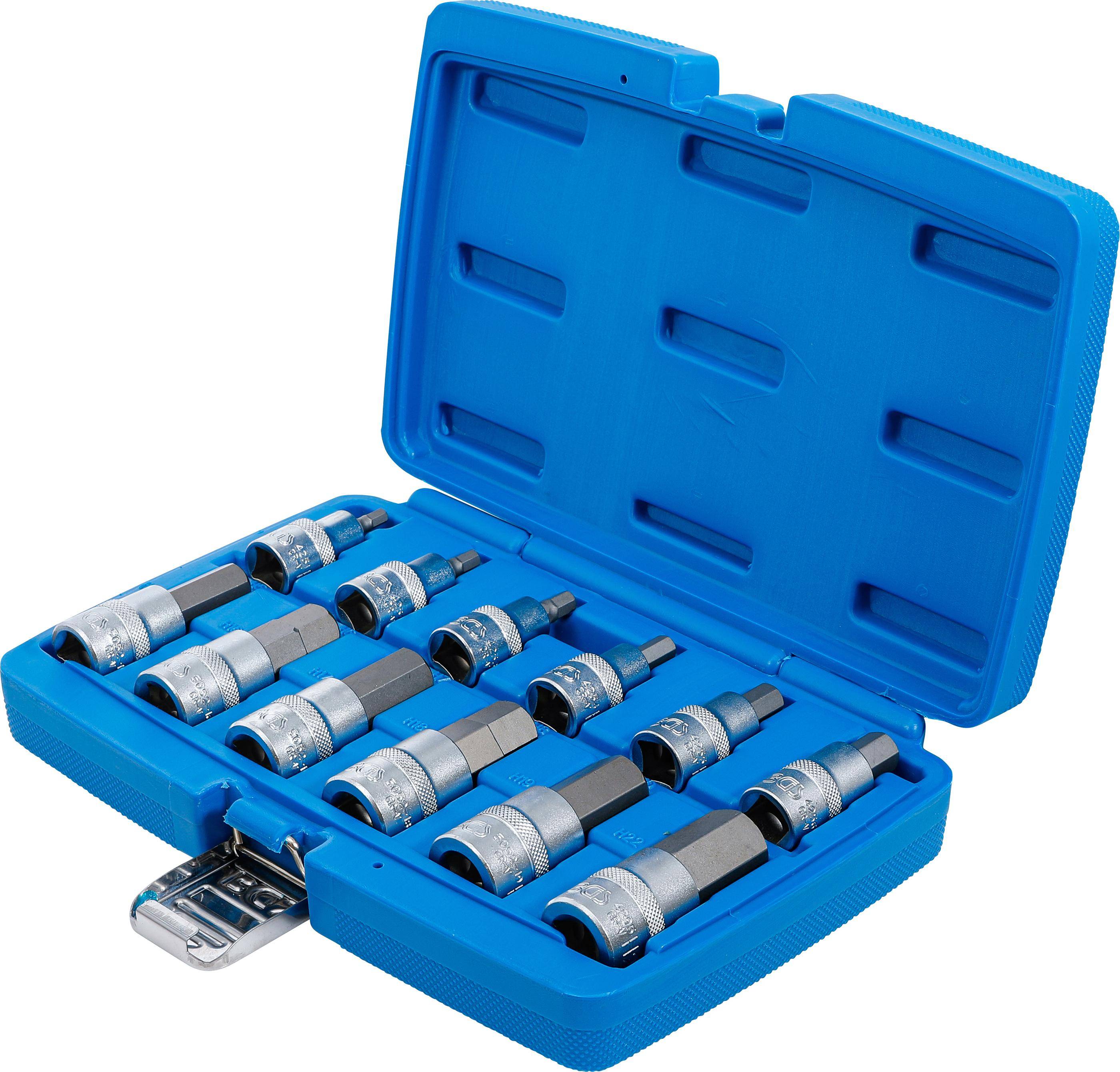 BGS Bit-Einsatz-Satz | Antrieb Innenvierkant 12,5 mm (1/2") |