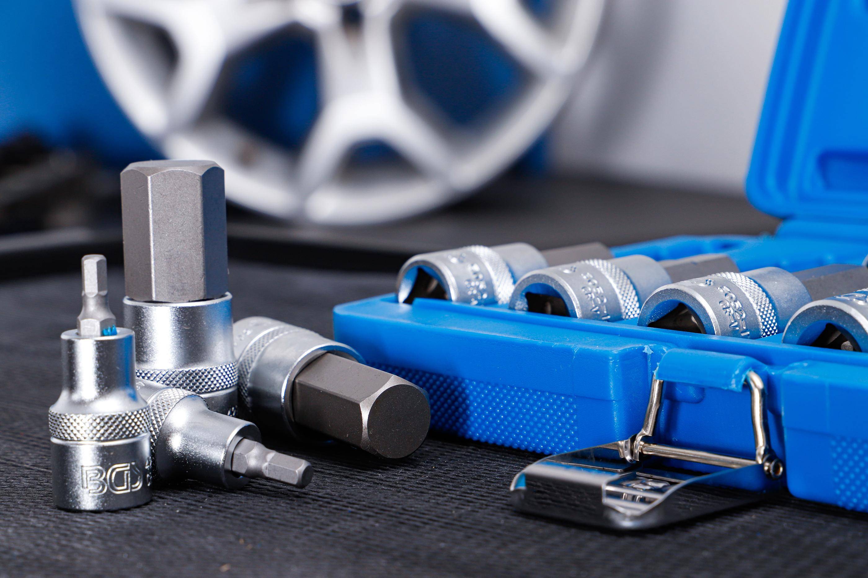 BGS Bit-Einsatz-Satz | Antrieb Innenvierkant 12,5 mm (1/2") |